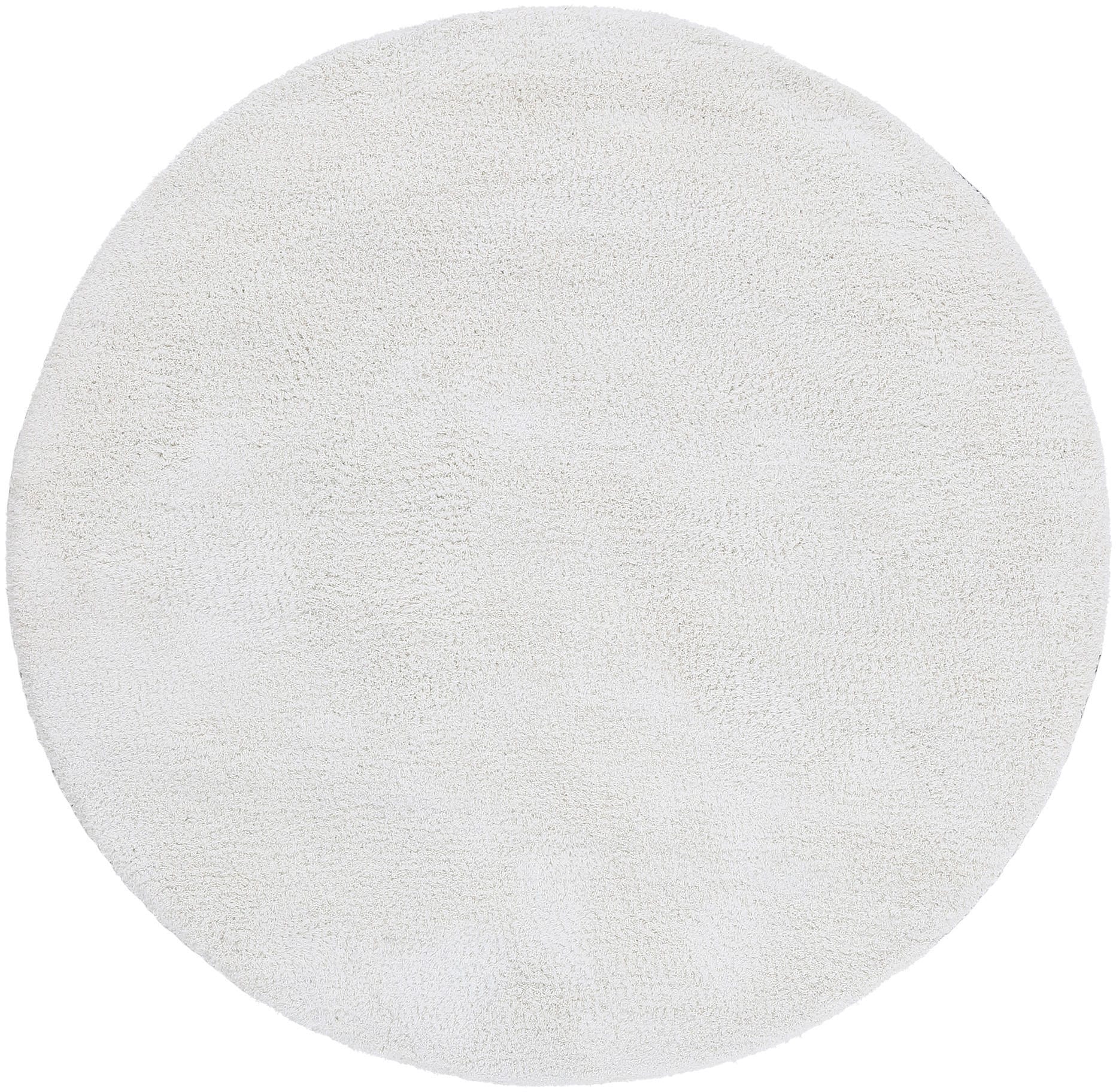 carpetfine Teppich "Silky" rund 20 mm Höhe Shaggy, Langflor, uni, besonders weich, handarbeit