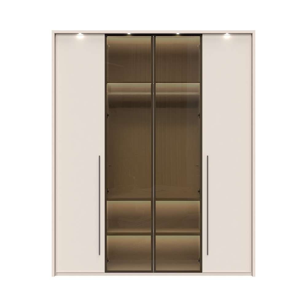 OTTO home Drehtürenschrank "Opera Parsol-Glastüren, LED-Innenbeleuchtung, m günstig online kaufen