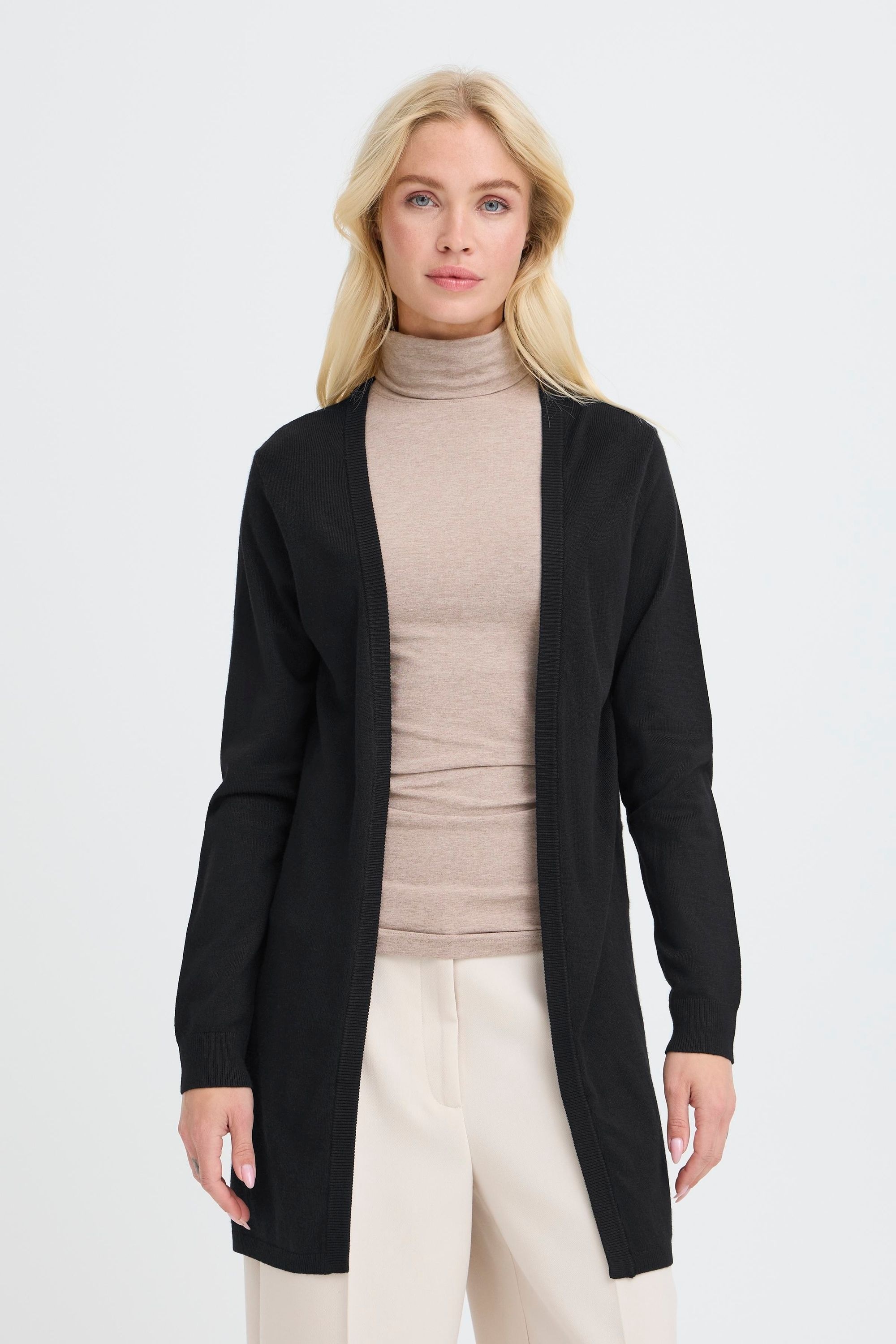 OXMO Strickjacke »Strickjacke OXAIDA LONG«