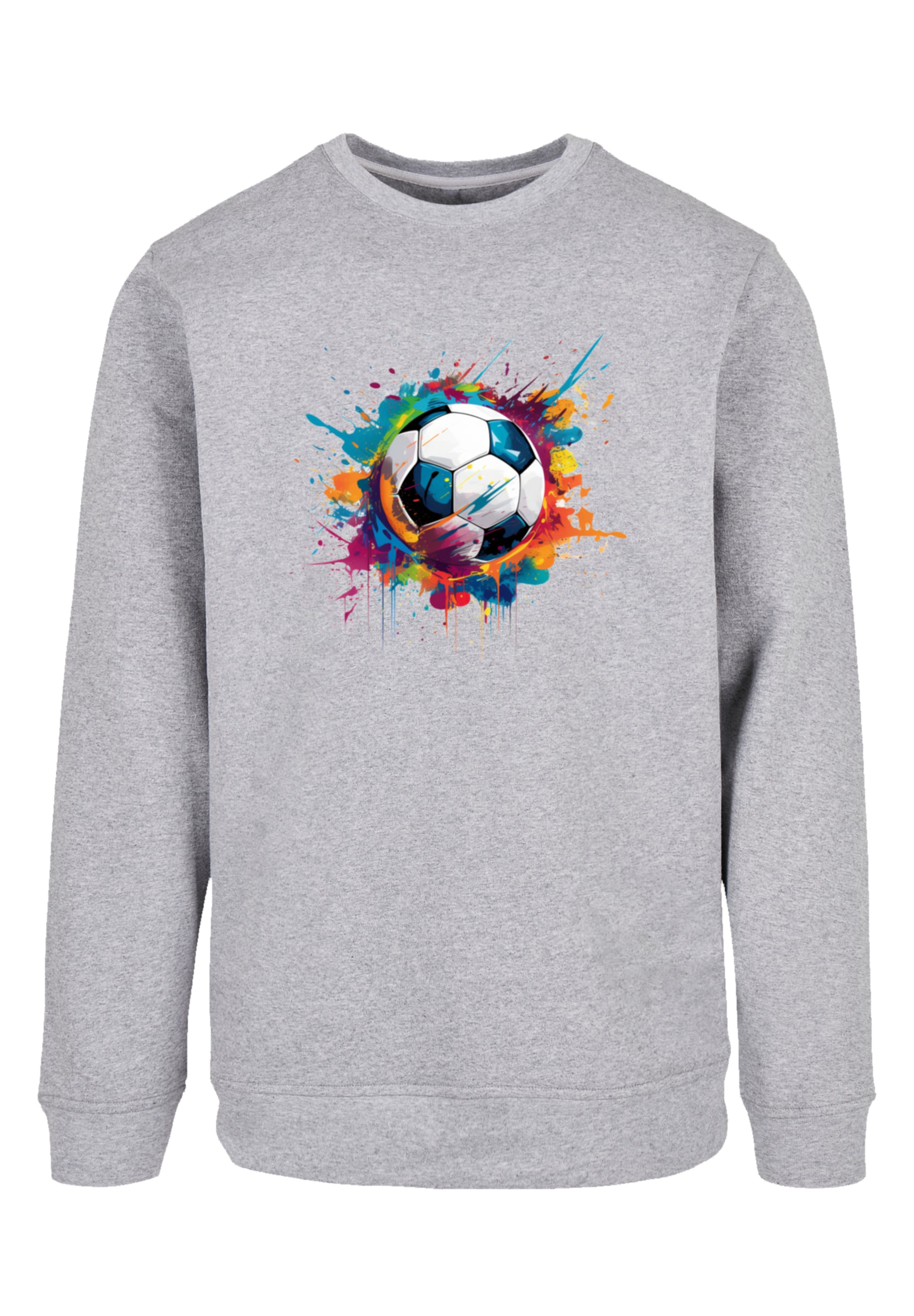 F4NT4STIC Sweatshirt »Bunte Fußball Grafik«, Premium Qualität
