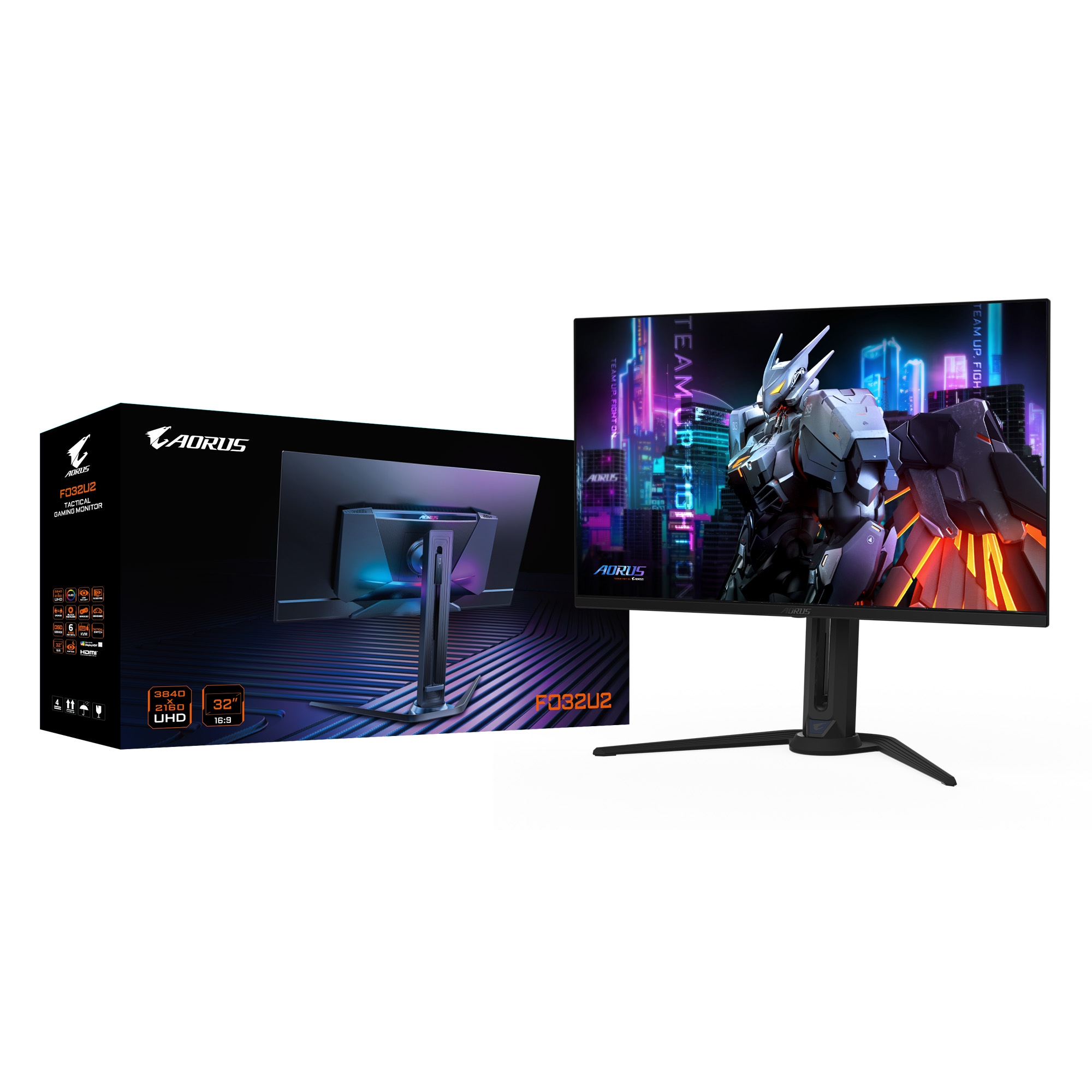 Gigabyte Gaming-Monitor »AORUS FO32U2«, 80,3 cm/32 Zoll, 3840 x 2160 px, 0,03 ms Reaktionszeit, 240 Hz