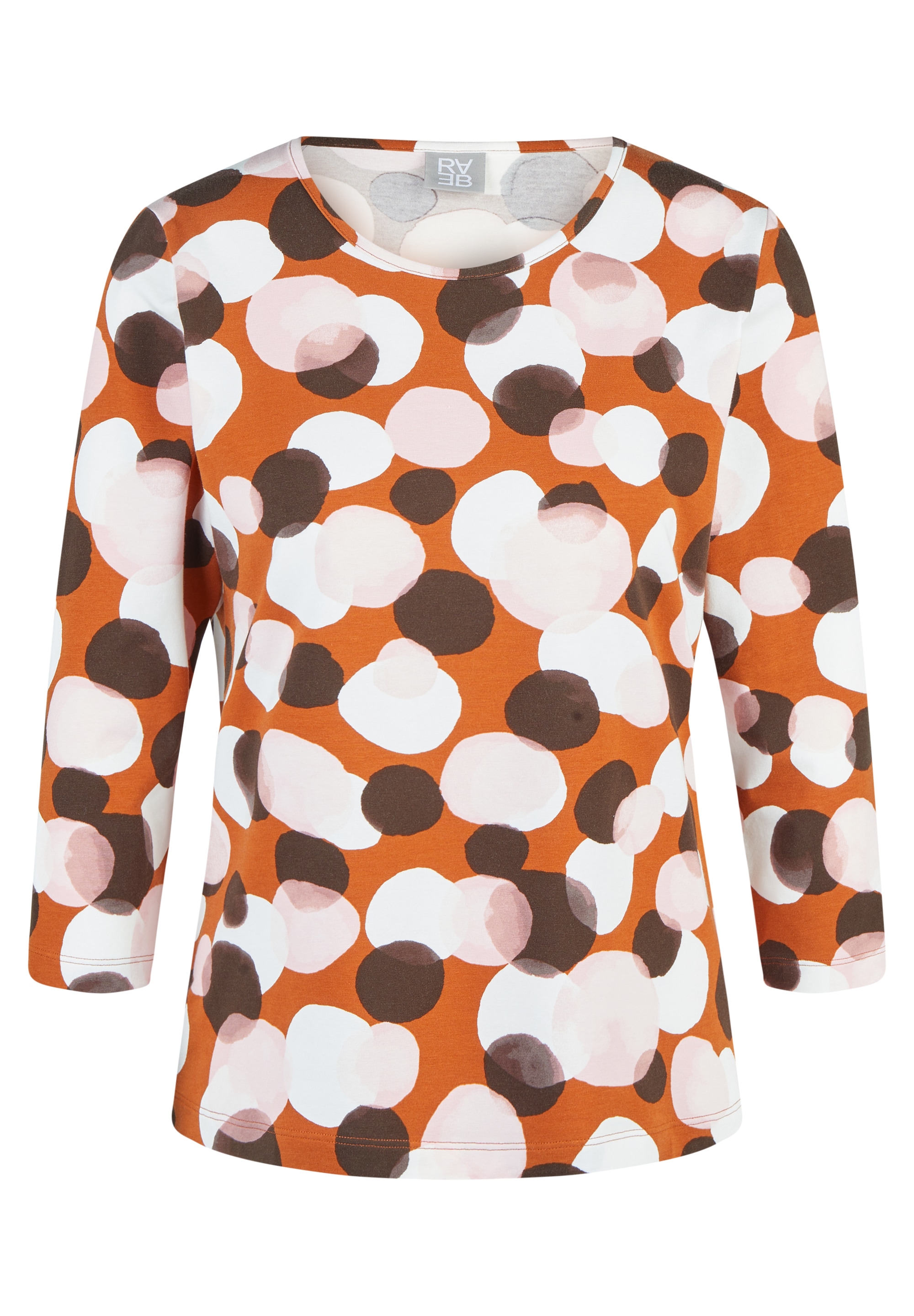 Rabe 3/4-Arm-Shirt mit Allover-Muster