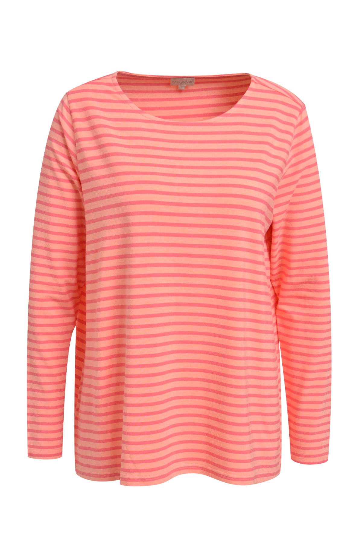 Milano Italy Rundhalsshirt mit Seitenschlitze günstig online kaufen