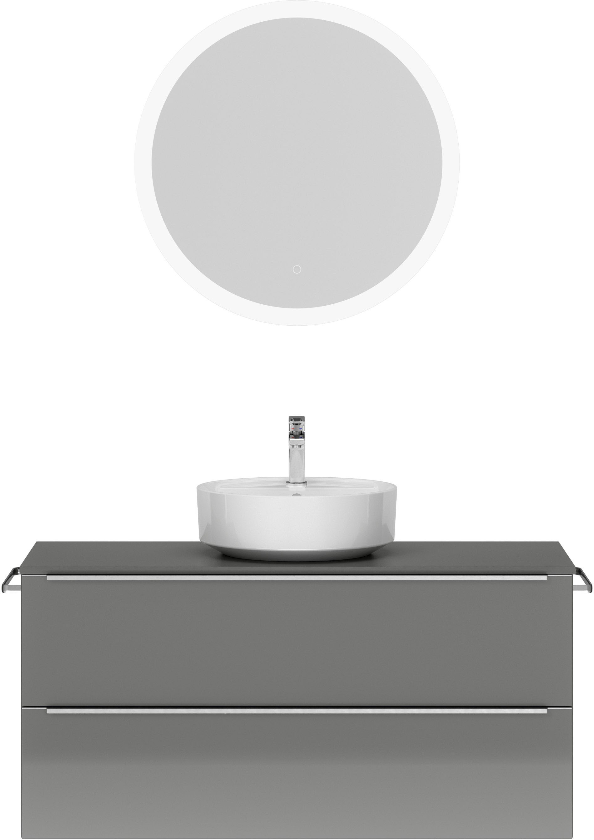 nobilia Badmöbel-Set "Alvene" vormontiert, mit Soft-Close, 2 Stk. tlg. günstig online kaufen