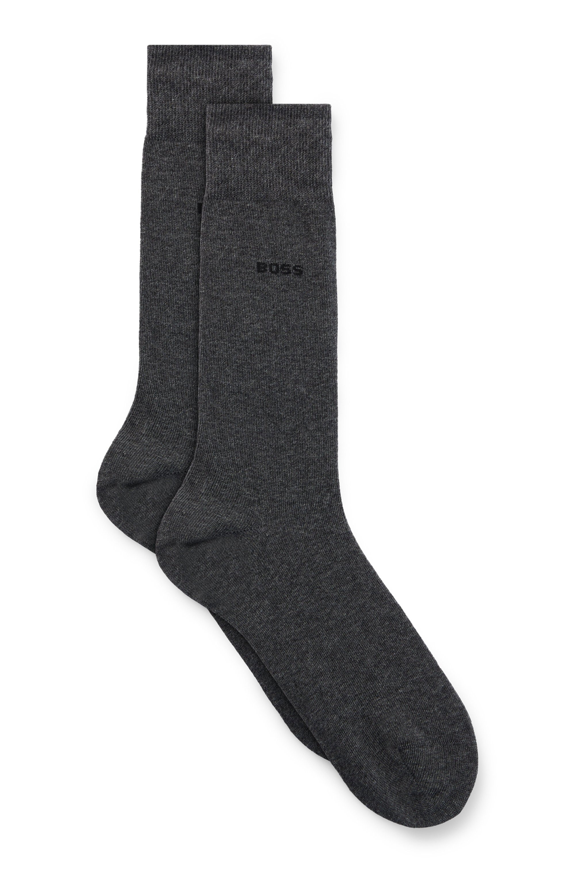 BOSS Businesssocken »2P RS Uni CC«, (Packung, 2 Paar, 2er), mit Markenlogo