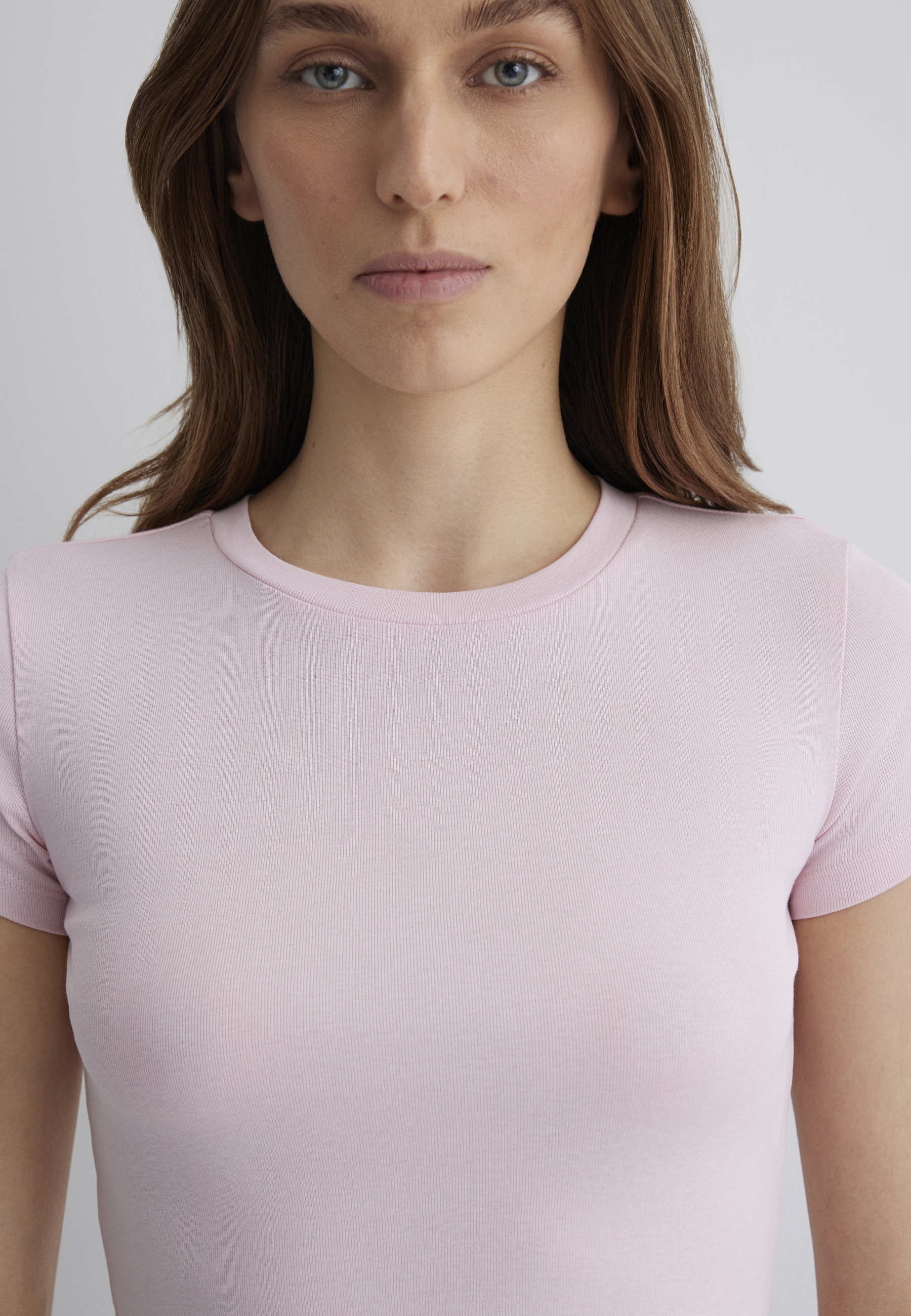 Mavi T-Shirt »CREW NECK BASIC TEE«, Top verkürzt