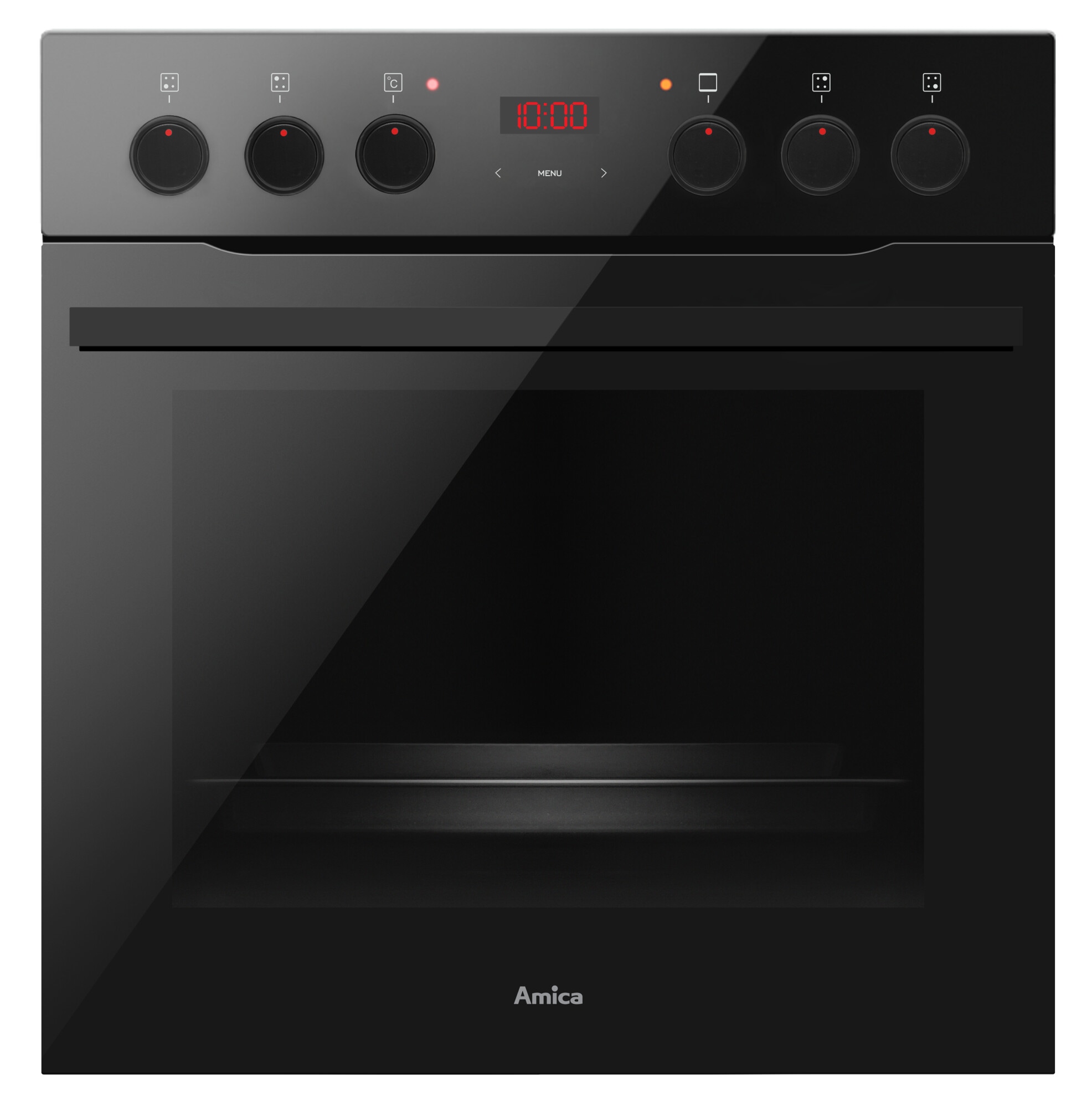 Amica Elektro-Herd-Set Fusion Design »EHCX 933 200 S«, mit 1-fach-Teleskopauszug, Steam Clean, (Set, 1 St.)