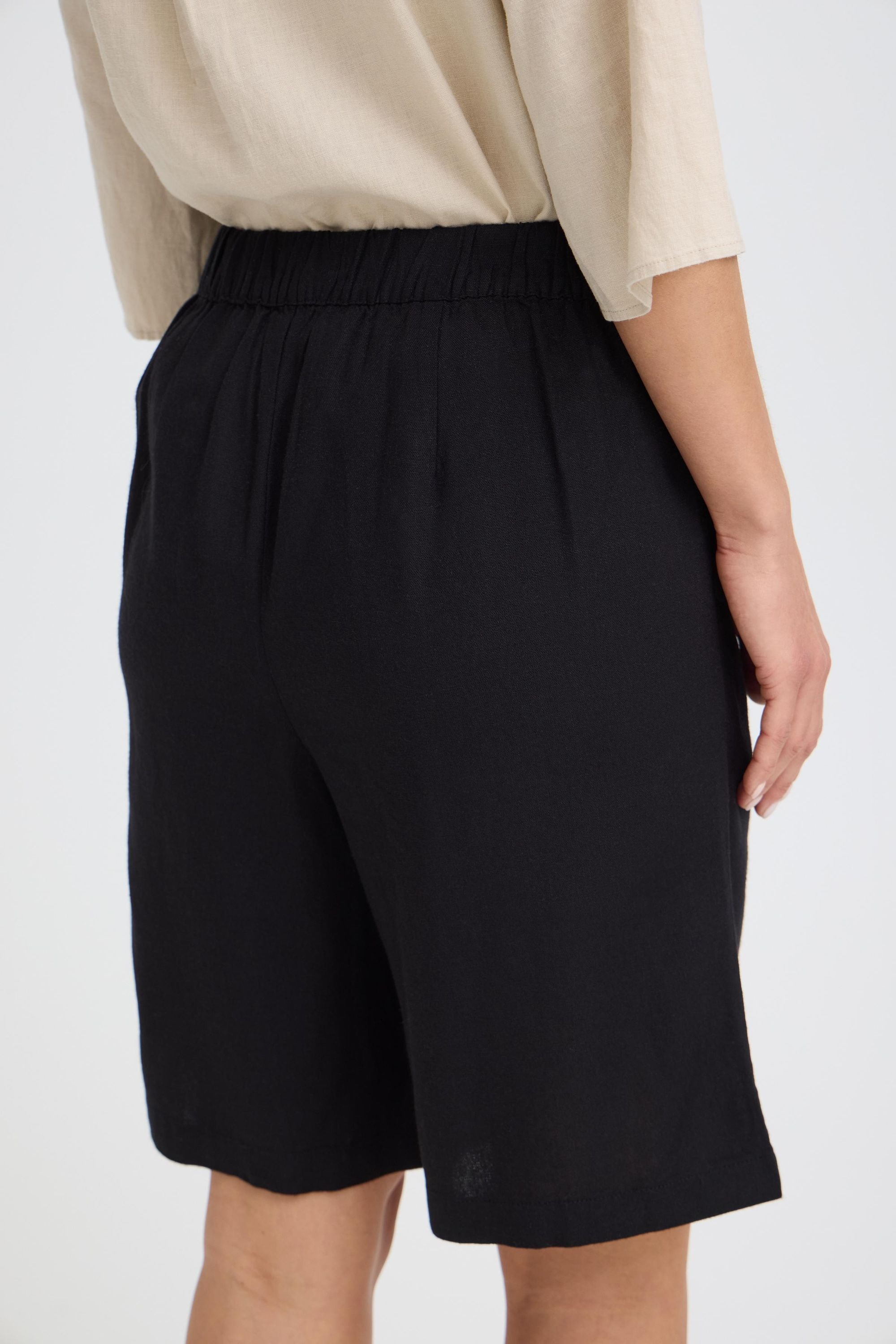 OXMO Leinenhose »Leinenhose OXNInna Linen Mix Bermuda«