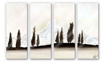 Wall-Art Mehrteilige Bilder »Meditative Ruhe (4-teilig)«, (Set, 4 St.) kaufen