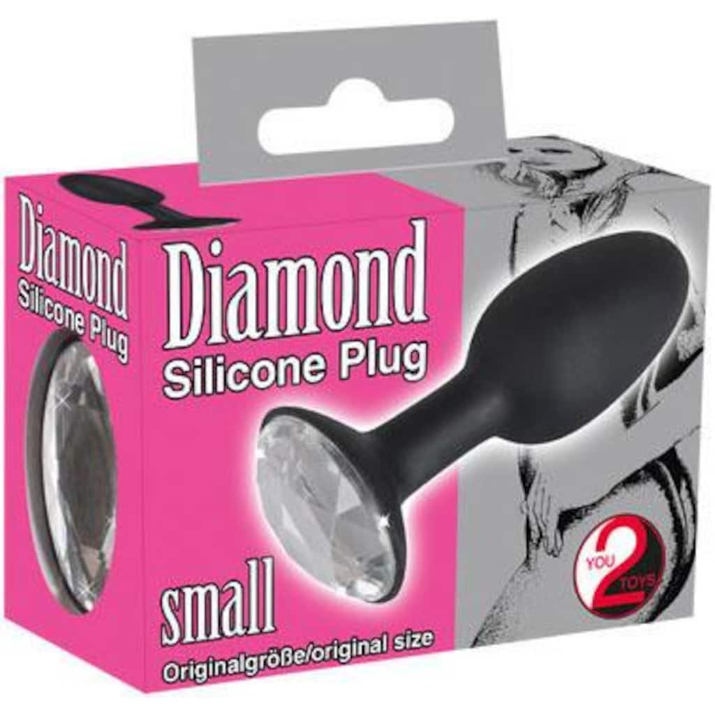 You2Toys Analplug »Butt Plug Diamond S«, besonders hautverträglich