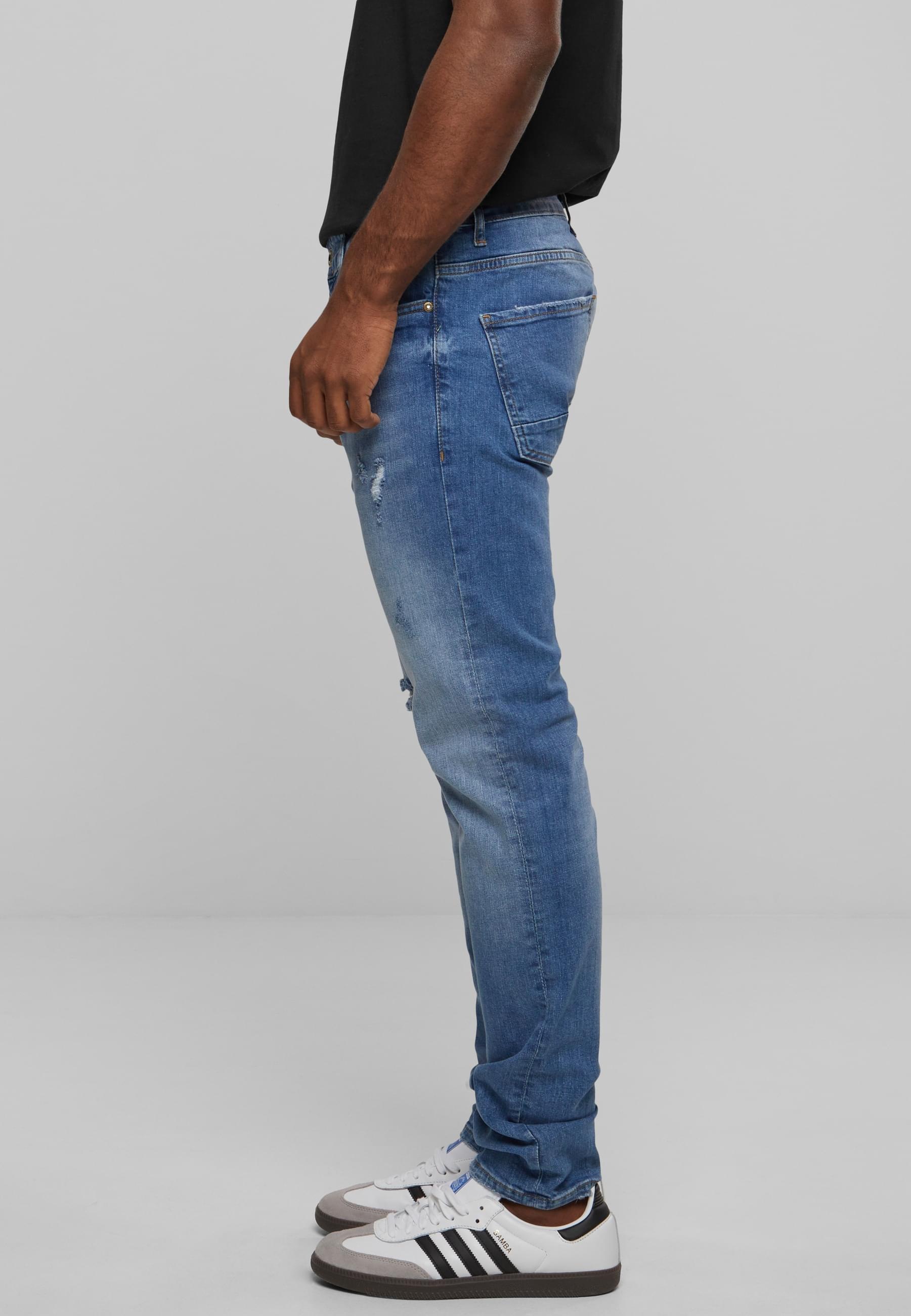 2Y Studios Bequeme Jeans "2Y Studios Herren 2Y Destroyed Slim Fit Jeans" günstig online kaufen