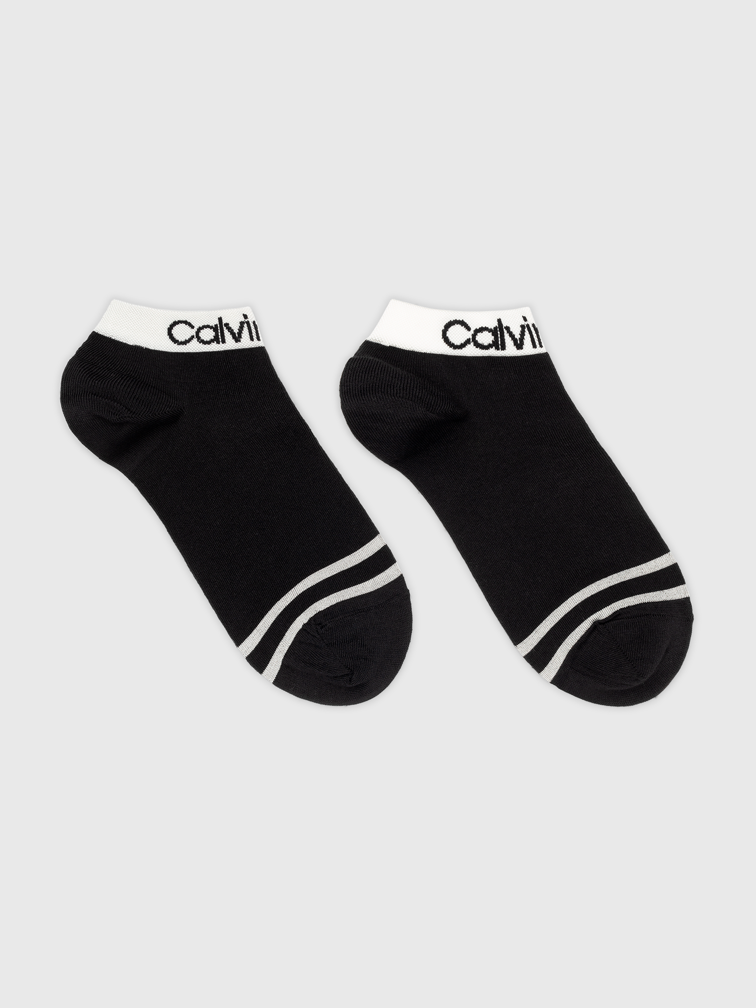 Calvin Klein Jeans Kurzsocken »CK WOMEN QUARTER 2P LOGO WELT«, (2 Paar), Coolmax-Garn, Einheitsgröße passend von 37-41