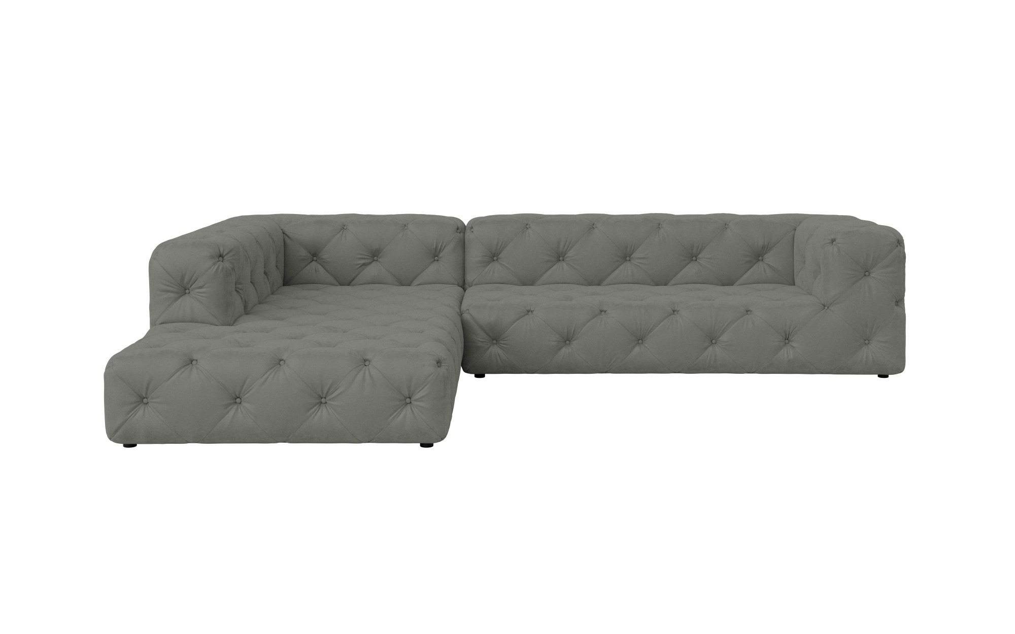Home affaire Ecksofa "FOLLINA" L-Form, mit klassischer Chesterfield-Knopfhe günstig online kaufen