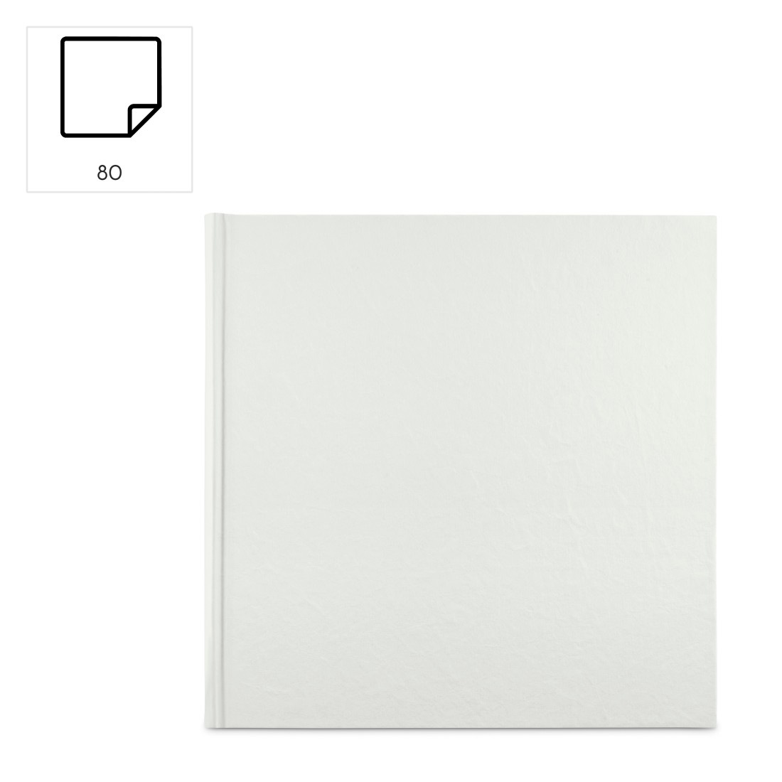 Hama Fotoalbum »Fotoalbum Jumbo Album Bildformat 30x30 cm, 80 weiße Seiten, Bilderbuch«, Zum Selber Einkleben, Selbstgestalten, elegantes Design