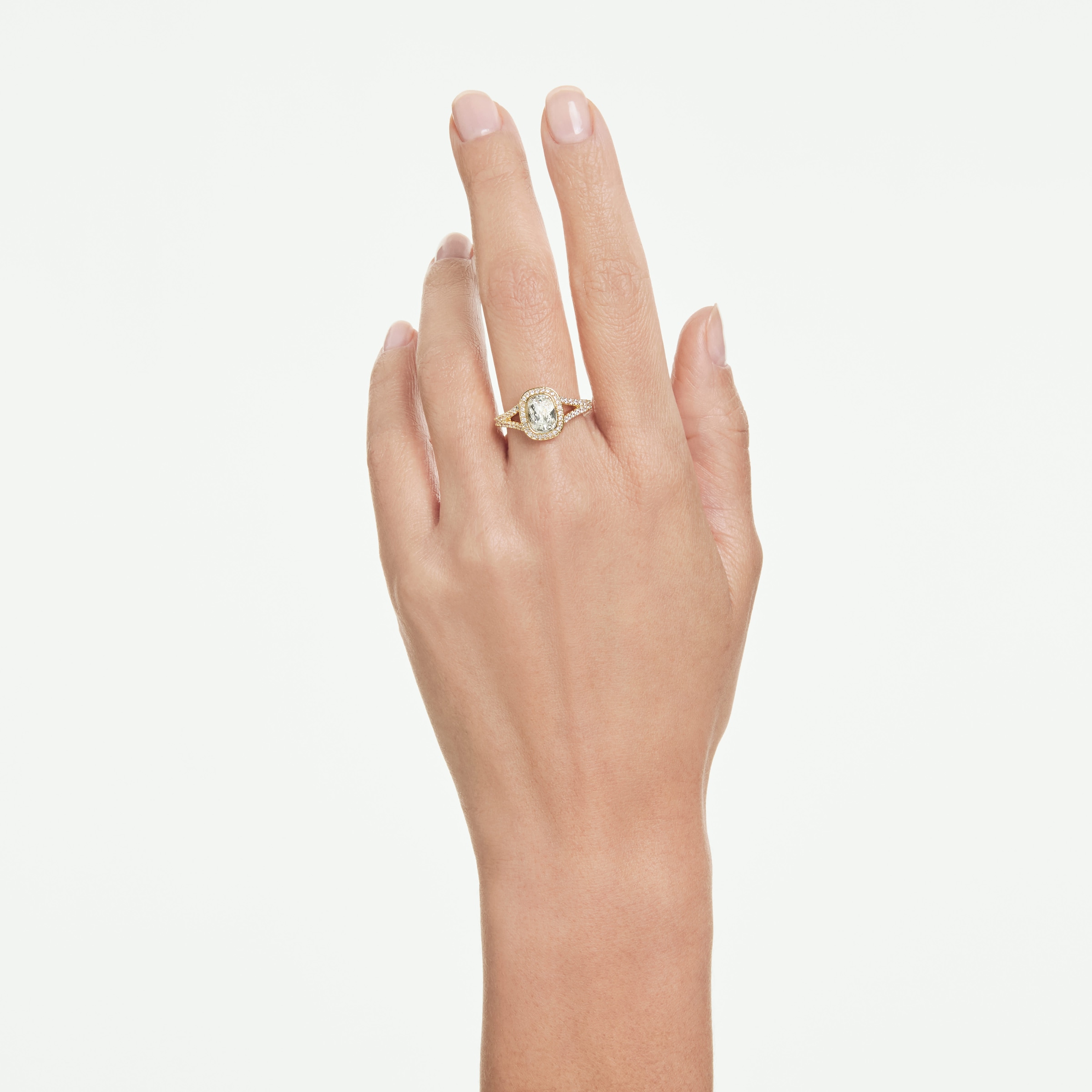 Swarovski Fingerring »Schmuck Geschenk UNA Ring« mit Swarovski® Kristall, Zirkonia (synth.)