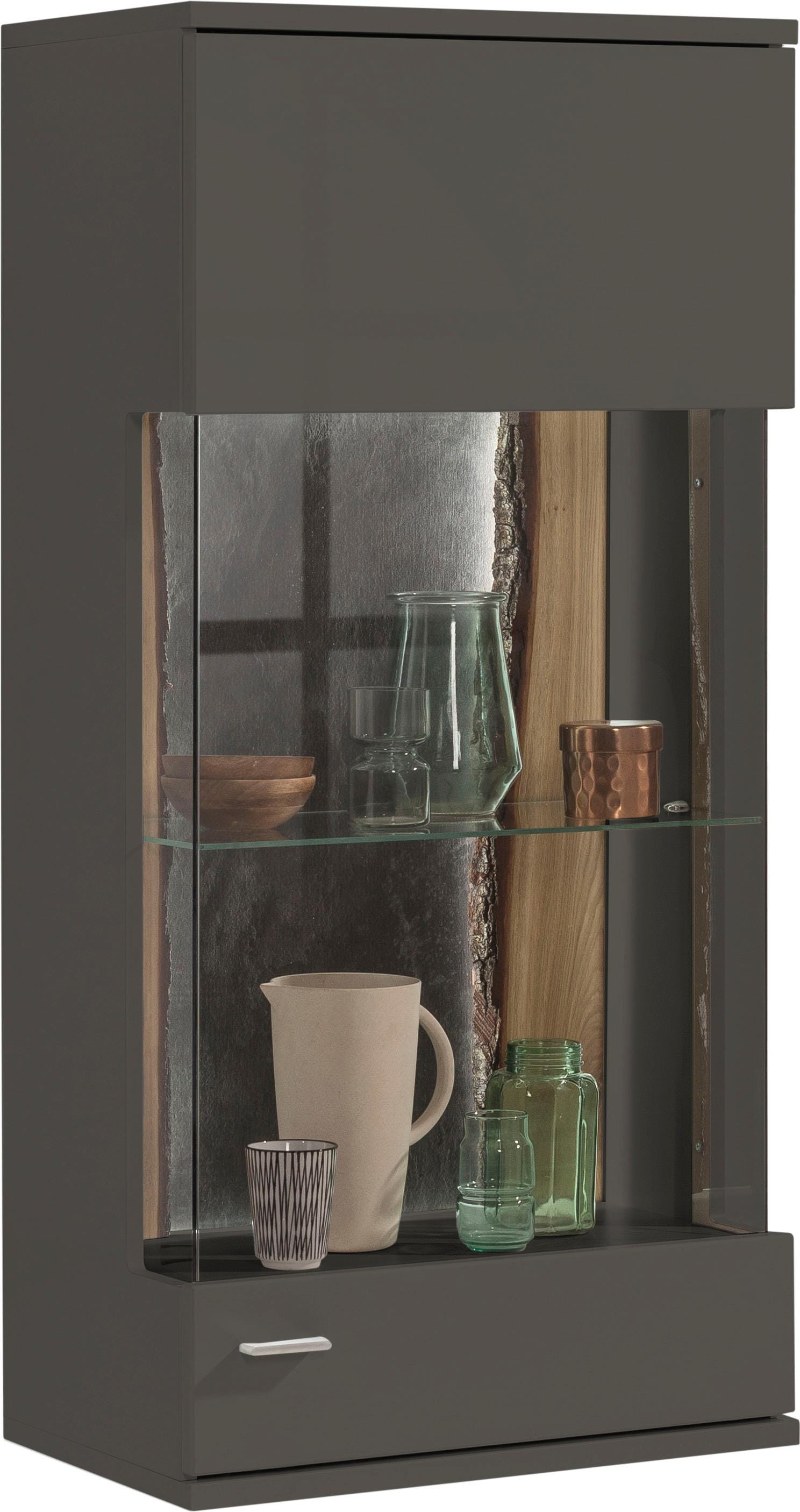 set one by Musterring Vitrine »TACOMA« Typ 21/22, Höhe 126,4 cm, mit getönter Glastür