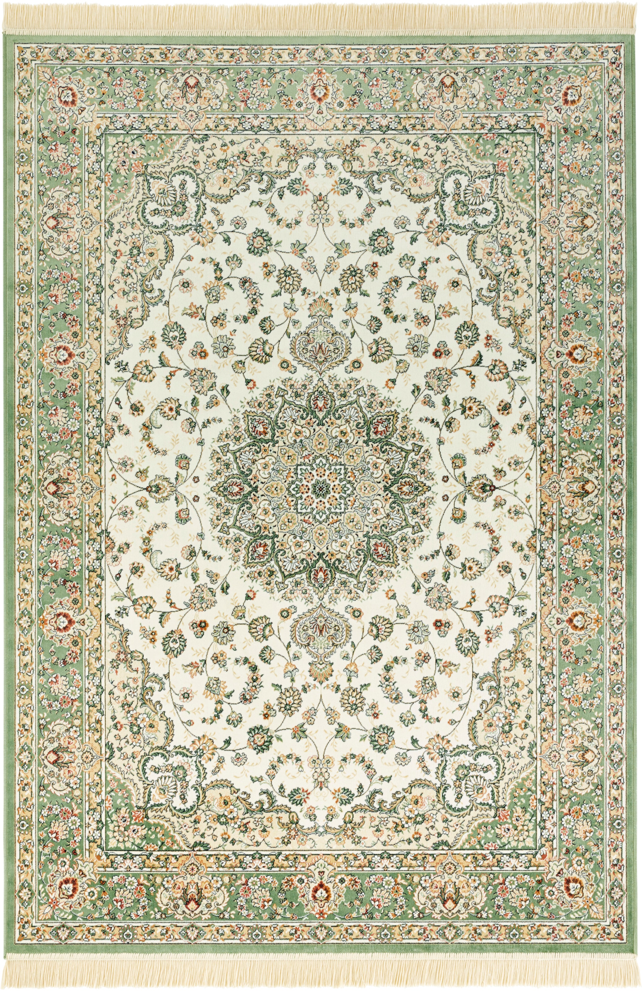HANSE Home Teppich »Antik Nain«, rechteckig, 5 mm Höhe, Orientalisch mit Fransen, Orient, Wohnzimmer, Schlafzimmer, Esszimmer