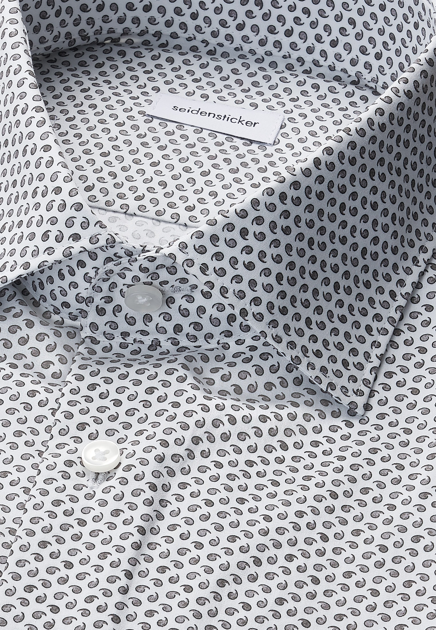 seidensticker Businesshemd »Schwarze Rose« Slim 1/1 Kentkragen Druck