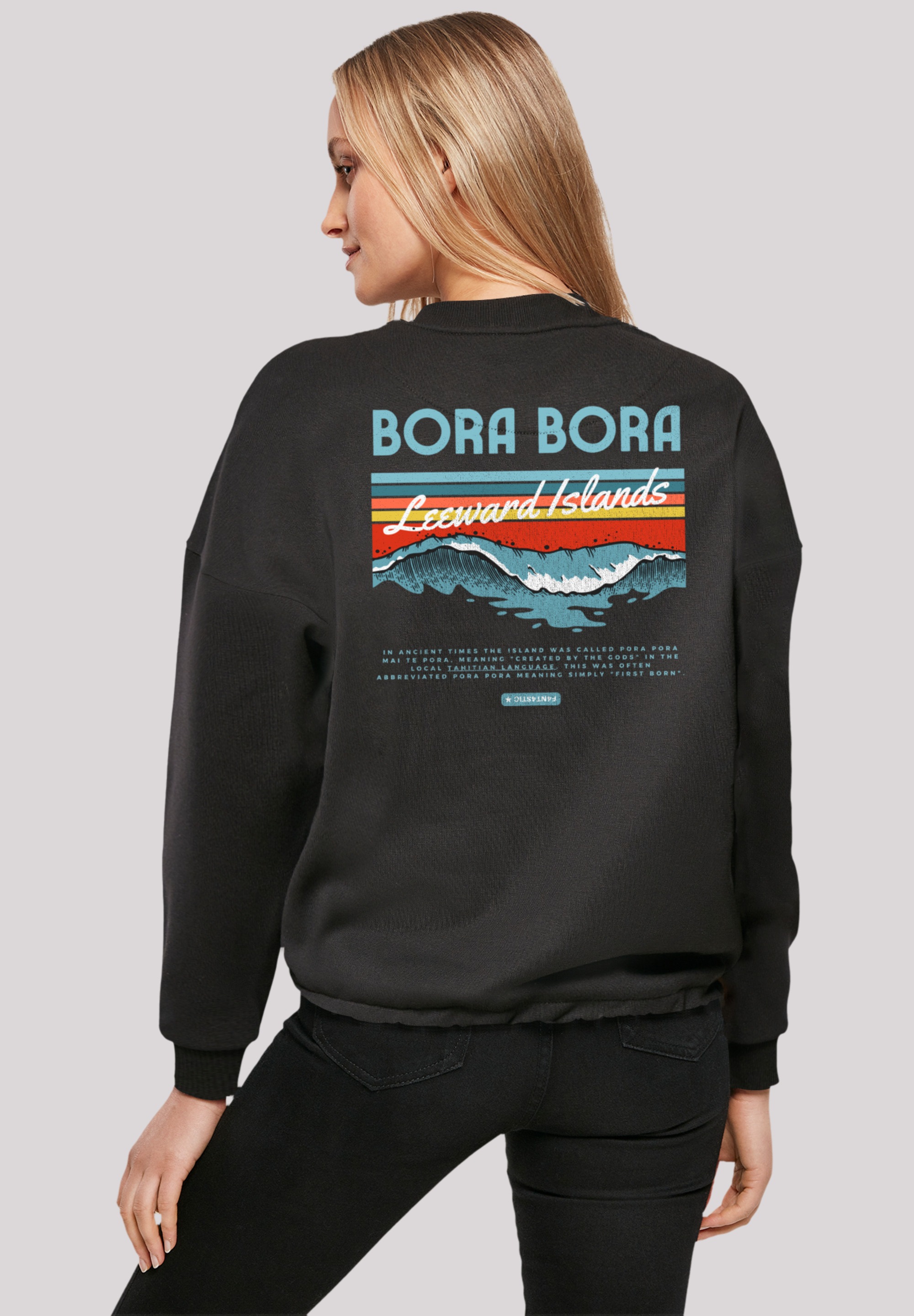 Sweatshirt »Bora Bora Leewards Island«, Print