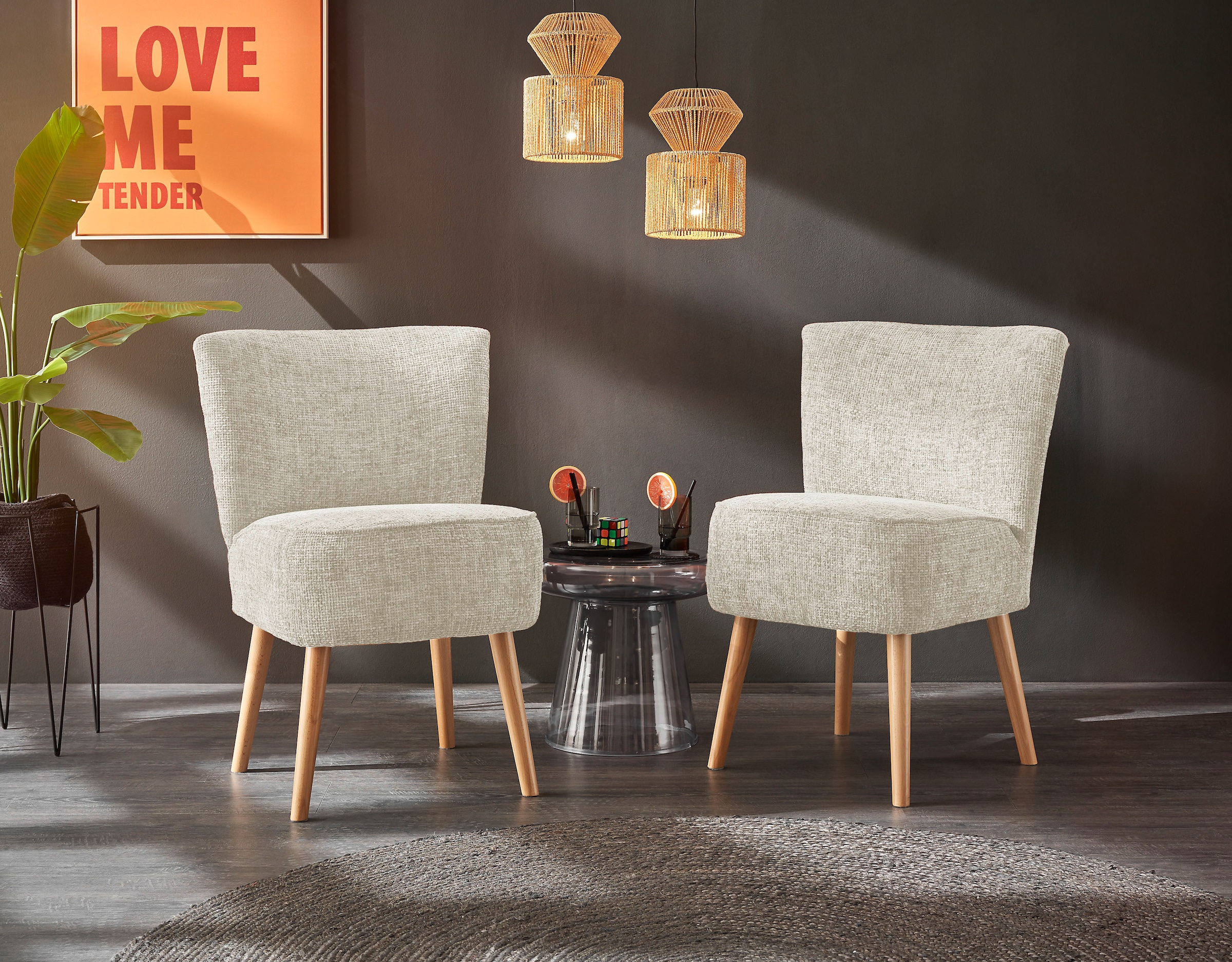 ED EXCITING DESIGN Cocktailsessel »Earl«, Küchenstuhl, Küchensessel
