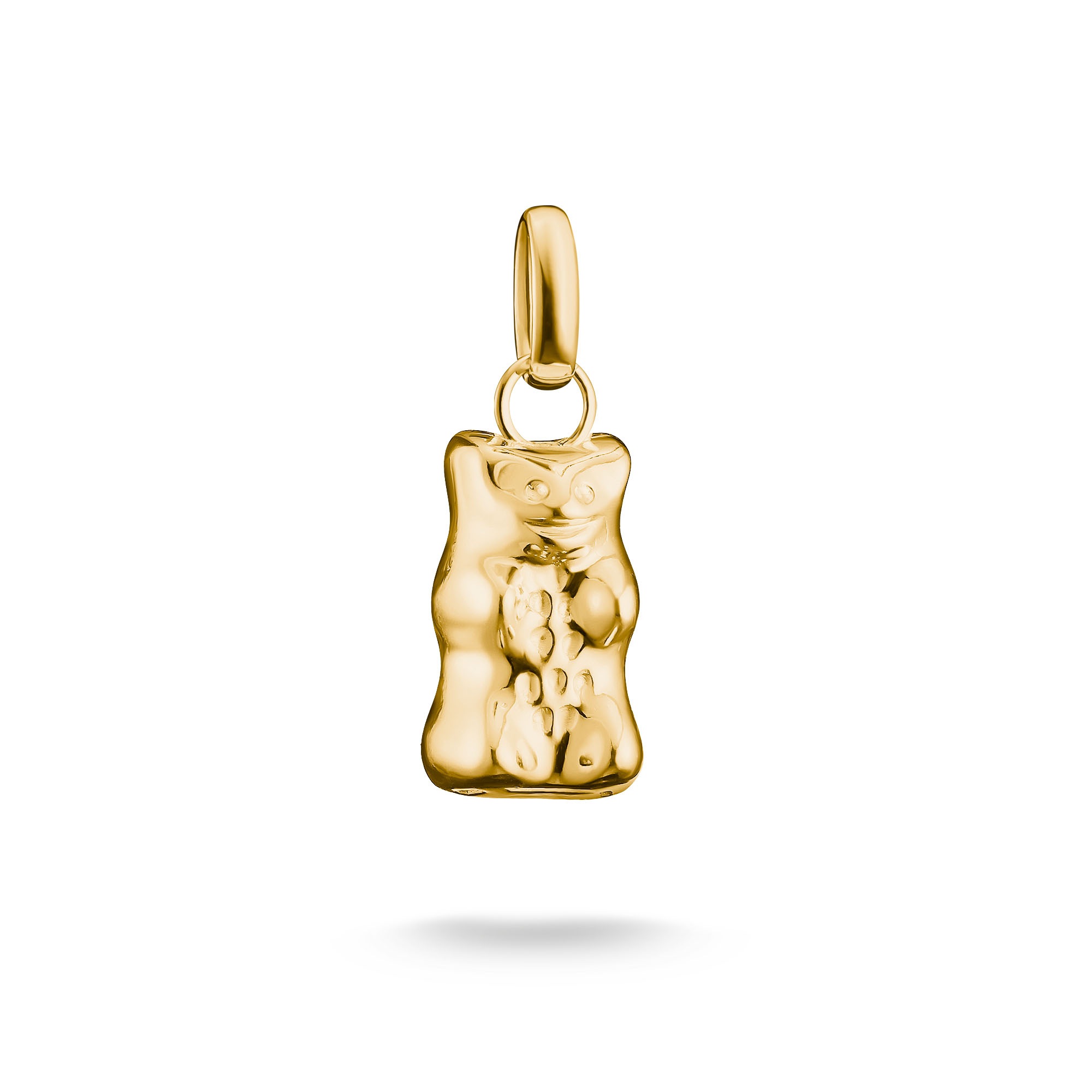 Charm-Einhänger THOMAS SABO "THOMAS SABO x HARIBO: Charm - Connect", gold (gelbgoldfarben), Charms, Damen, Silber 925 (recycelt)