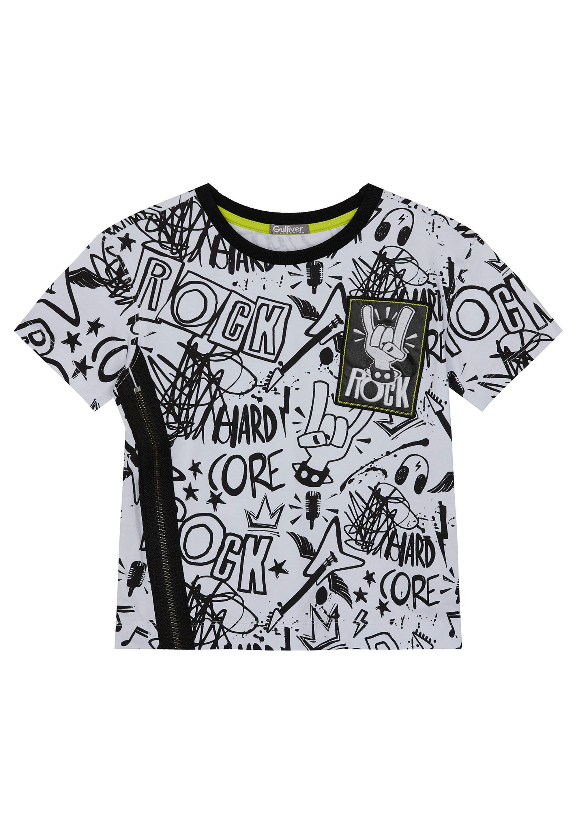 BAUR | ▷ T-Shirt, Print mit rockigem Gulliver für