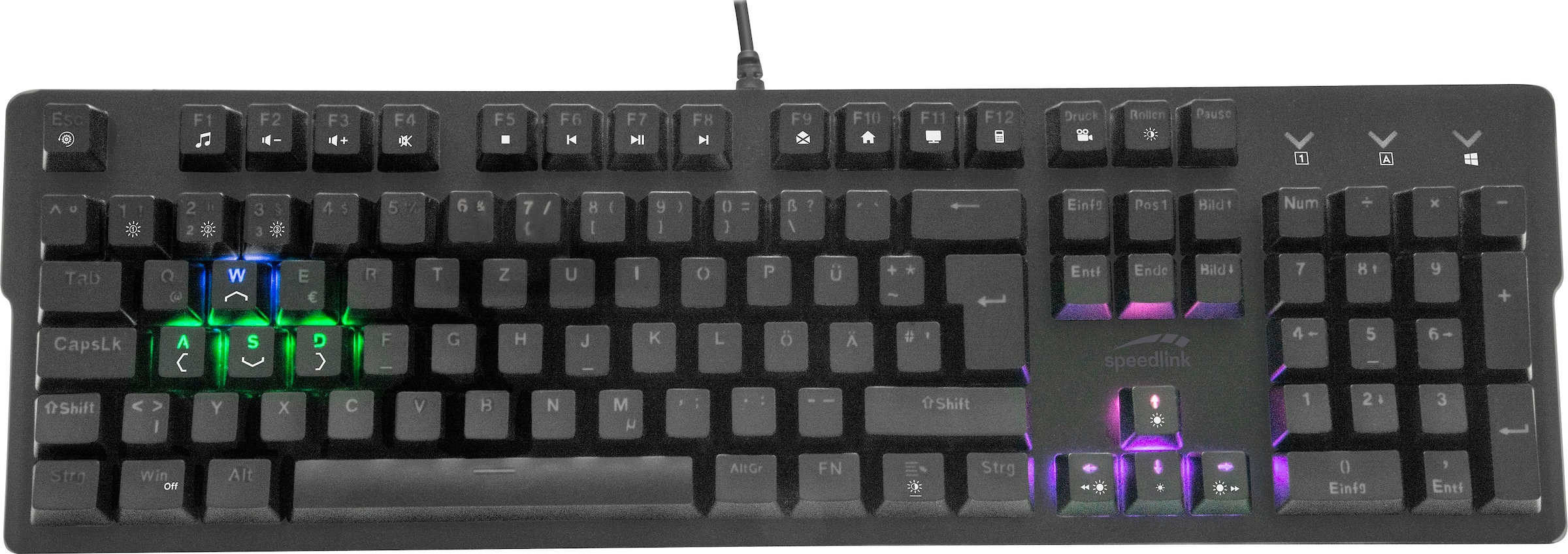 Speedlink Gaming-Tastatur »VELA LED mechanisch«, (USB-Anschluss), mechanisch