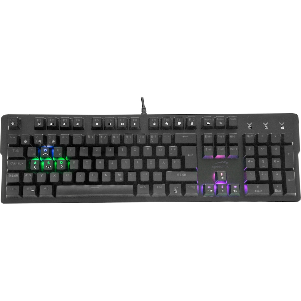 Speedlink Gaming-Tastatur »VELA LED mechanisch«, (USB-Anschluss)