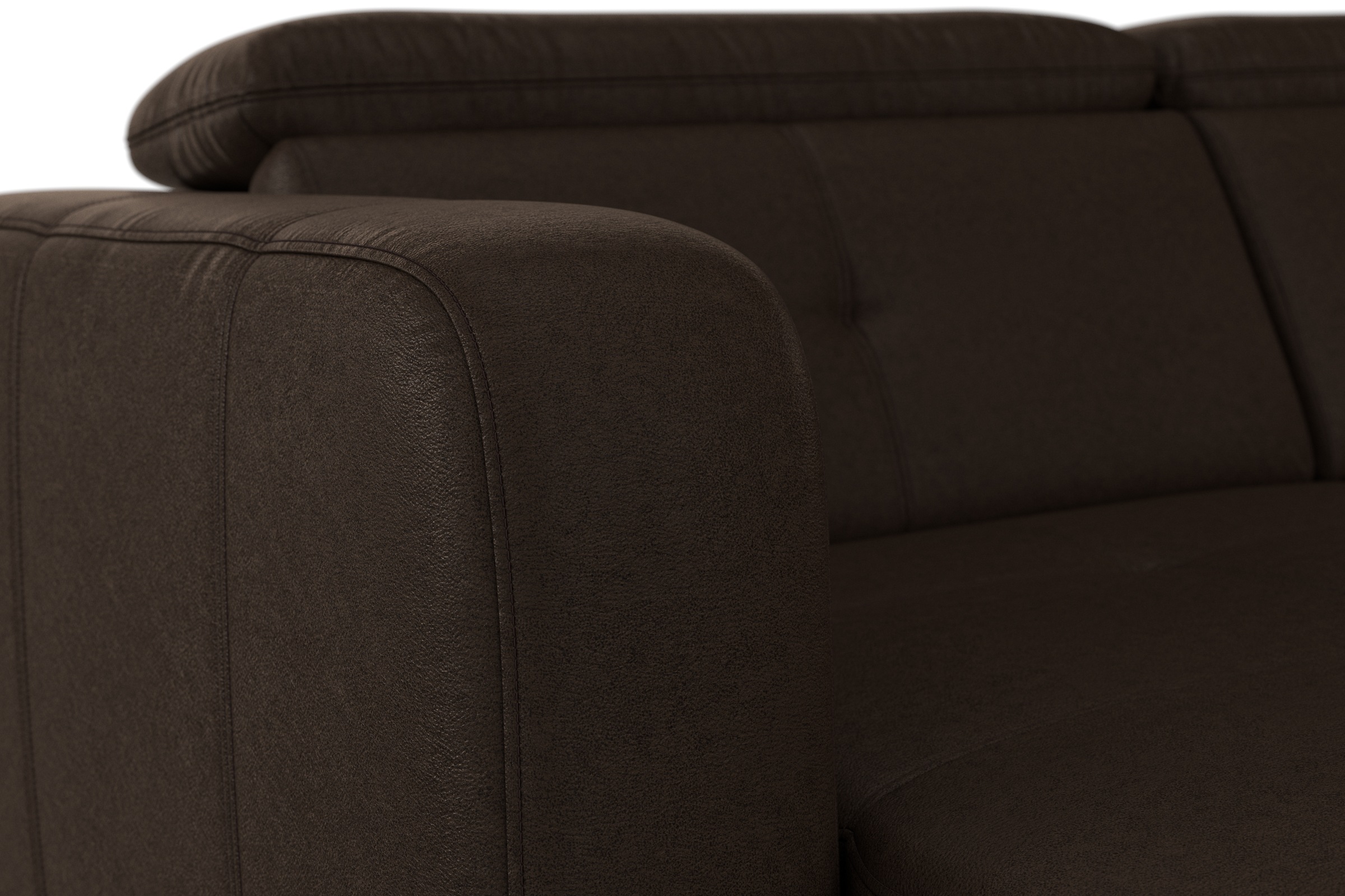 sit&more Wohnlandschaft »Belluci U-Form«, Kopfteilverstellung und Federkern, wahlweise mit Bettfunktion