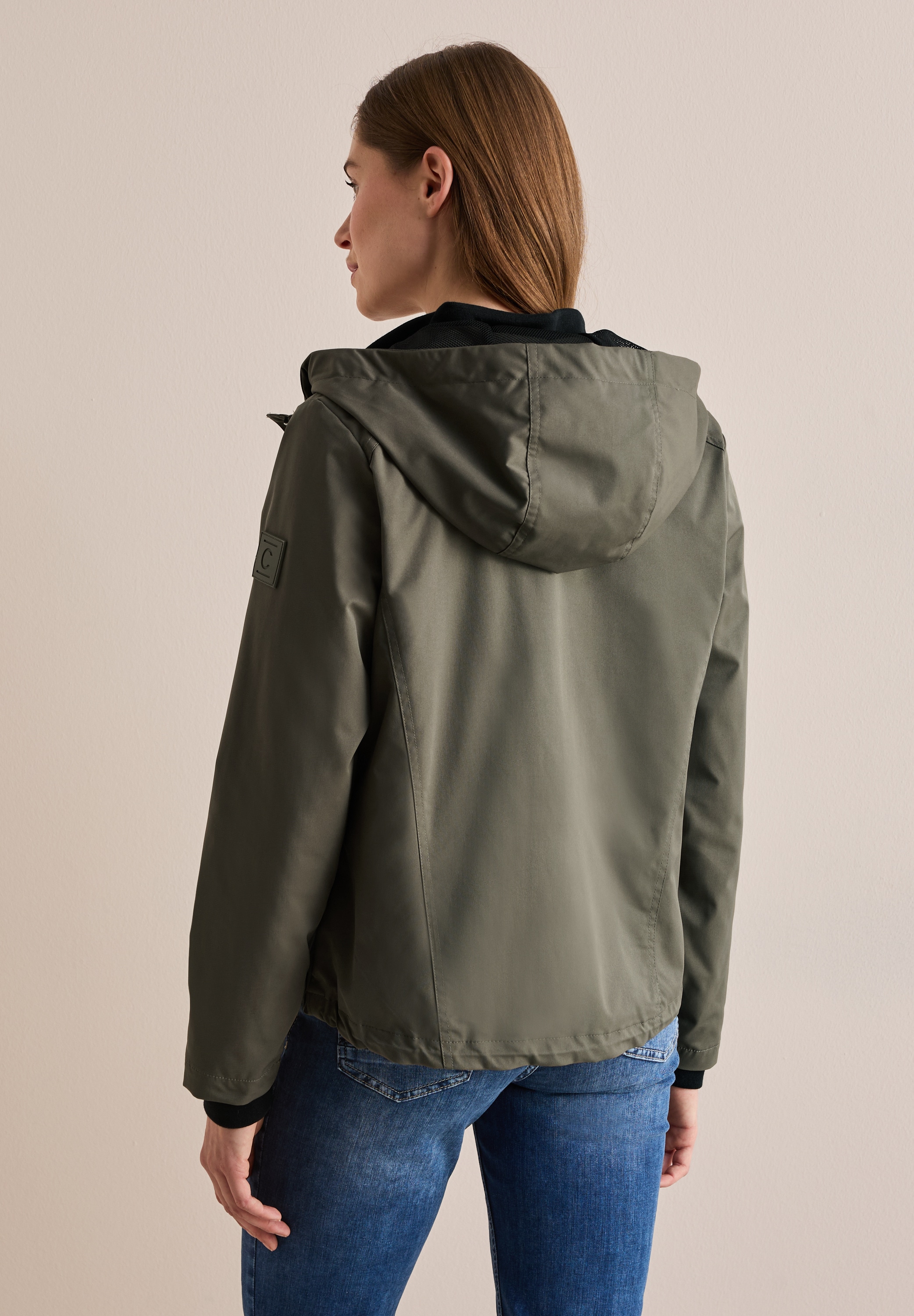 Cecil Kurzjacke, mit Kapuze, mit Kapuze mit Schriftzug
