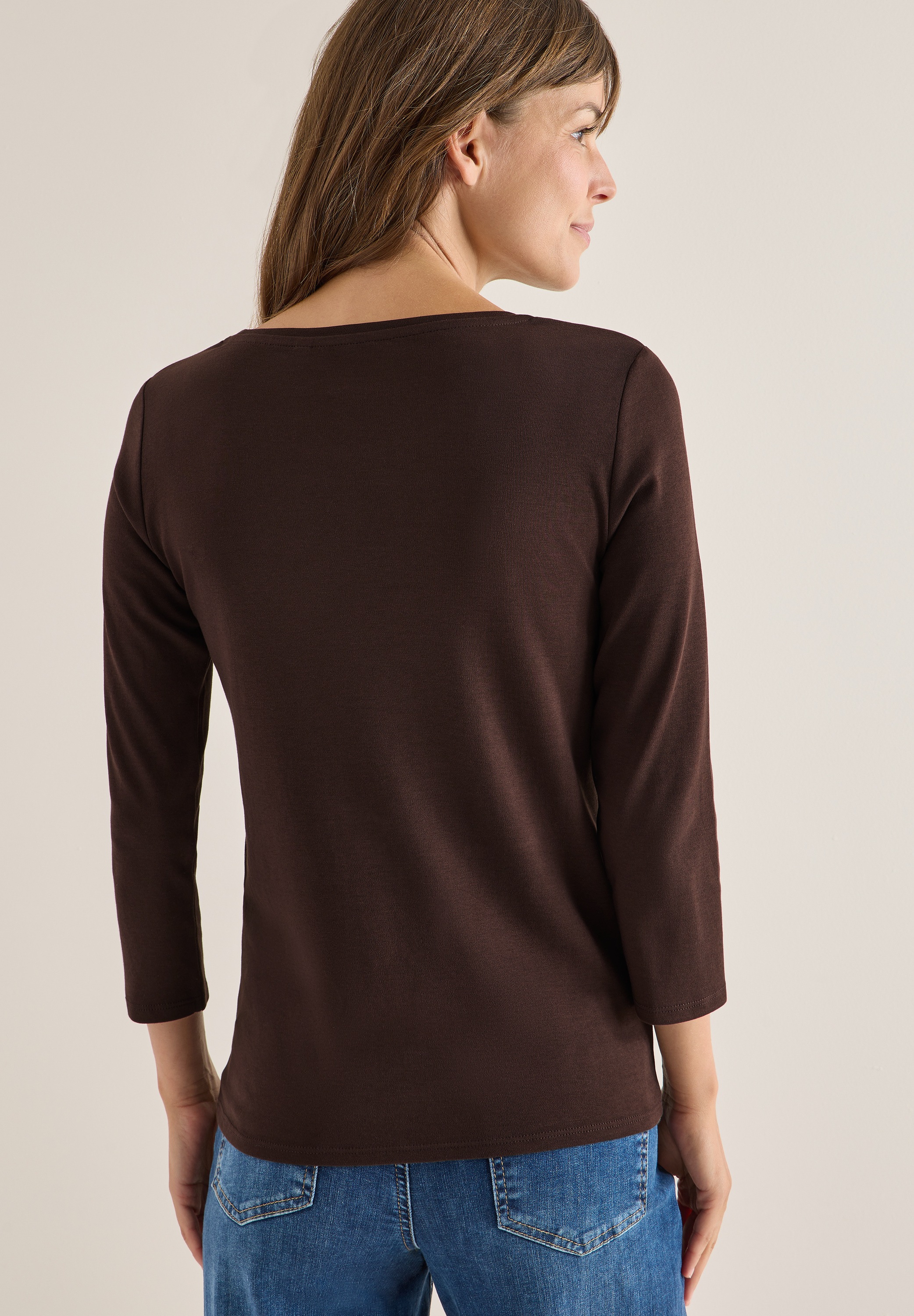 Thumbnail - Cecil 3/4-Arm-Shirt mit U-Boot-Ausschnitt