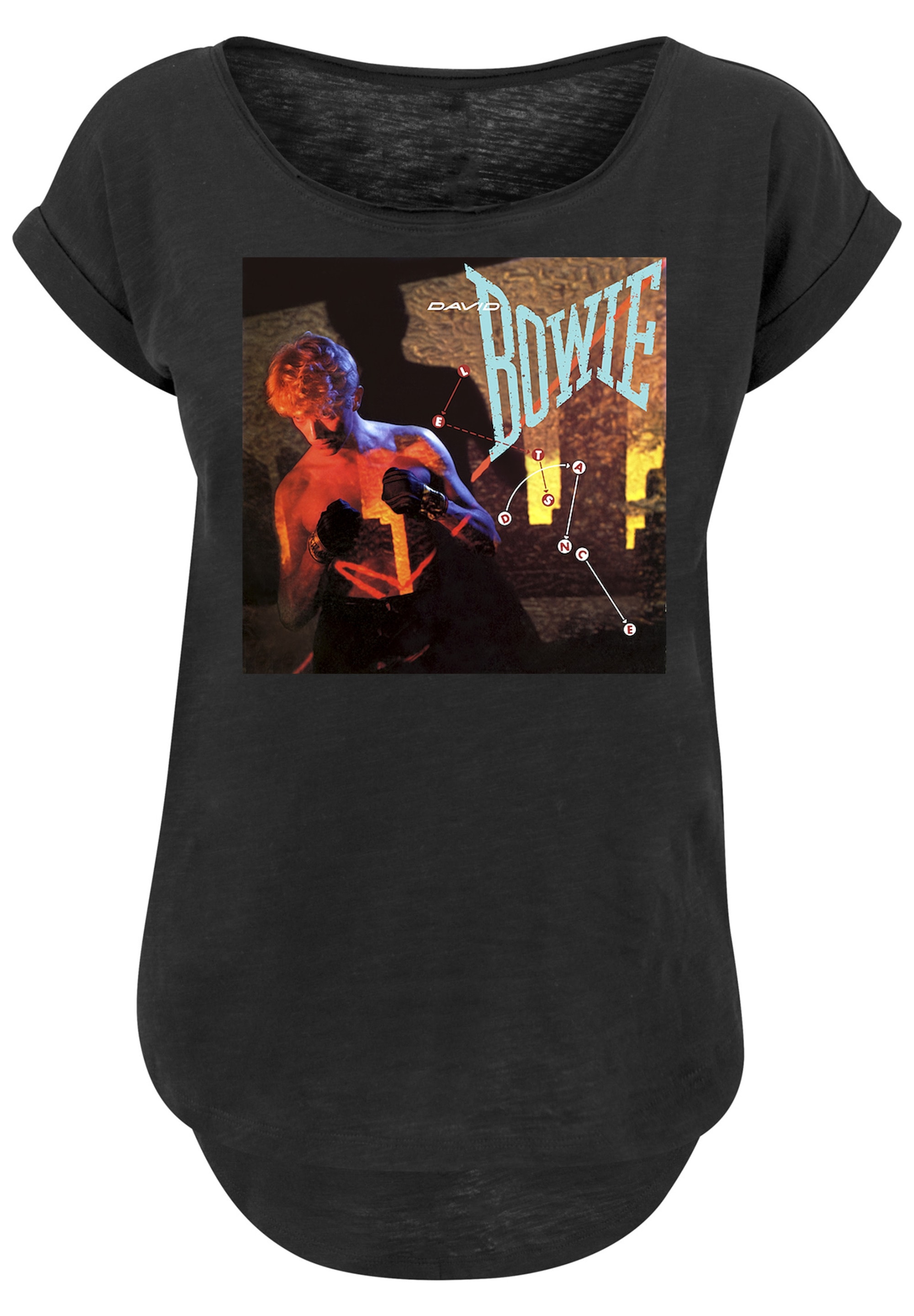 F4NT4STIC T-Shirt »David Bowie Let's Dance Album Cover'«, Print