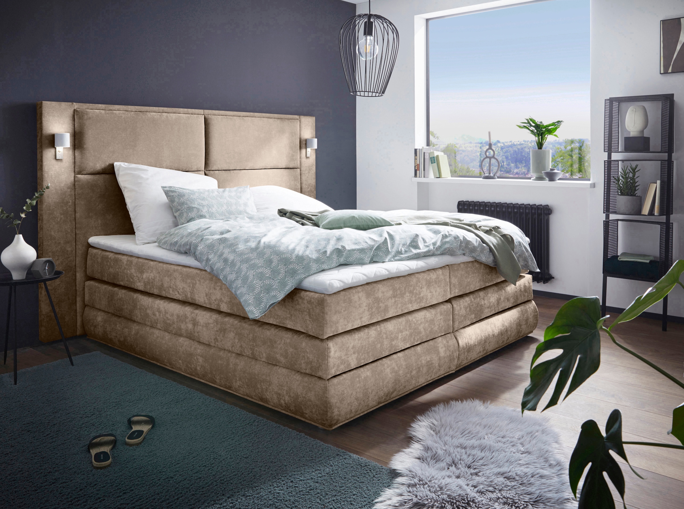 COLLECTION AB Boxspringbett Copenhagen, inklusive Bettkasten und Topper, wa günstig online kaufen