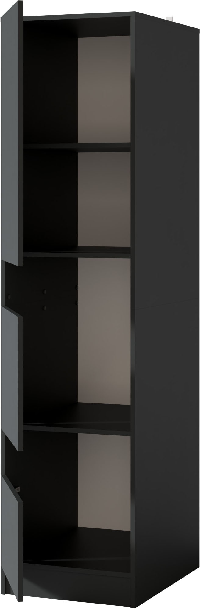BASIC by Balculina Wäscheschrank »Washhome B/T/H 50x200x68 cm« 1 Stk. tlg. Breite 50cm, höhenverstellbare Metallfüße