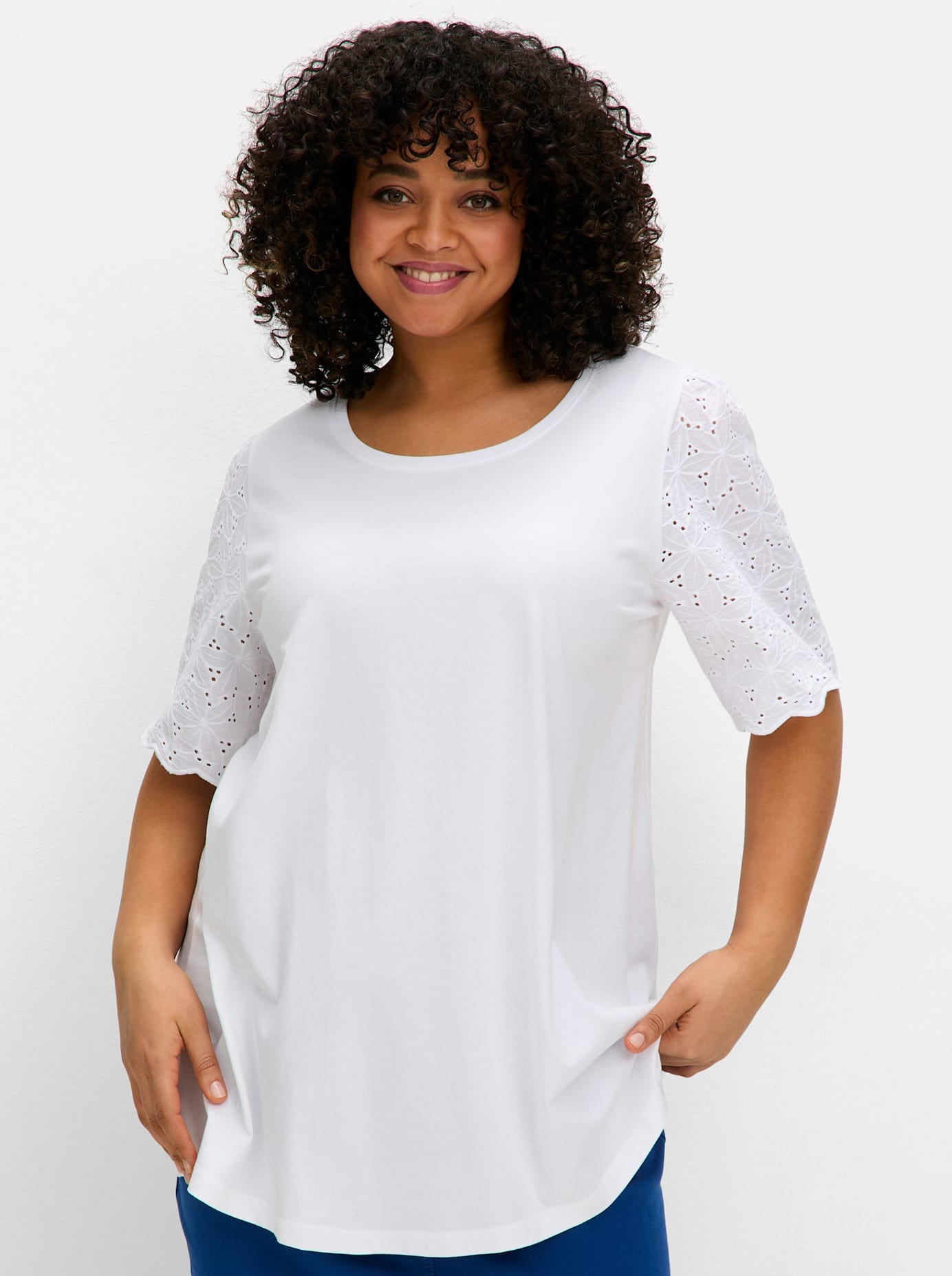 Sheego T-Shirt "T-Shirt", (1 tlg.) günstig online kaufen