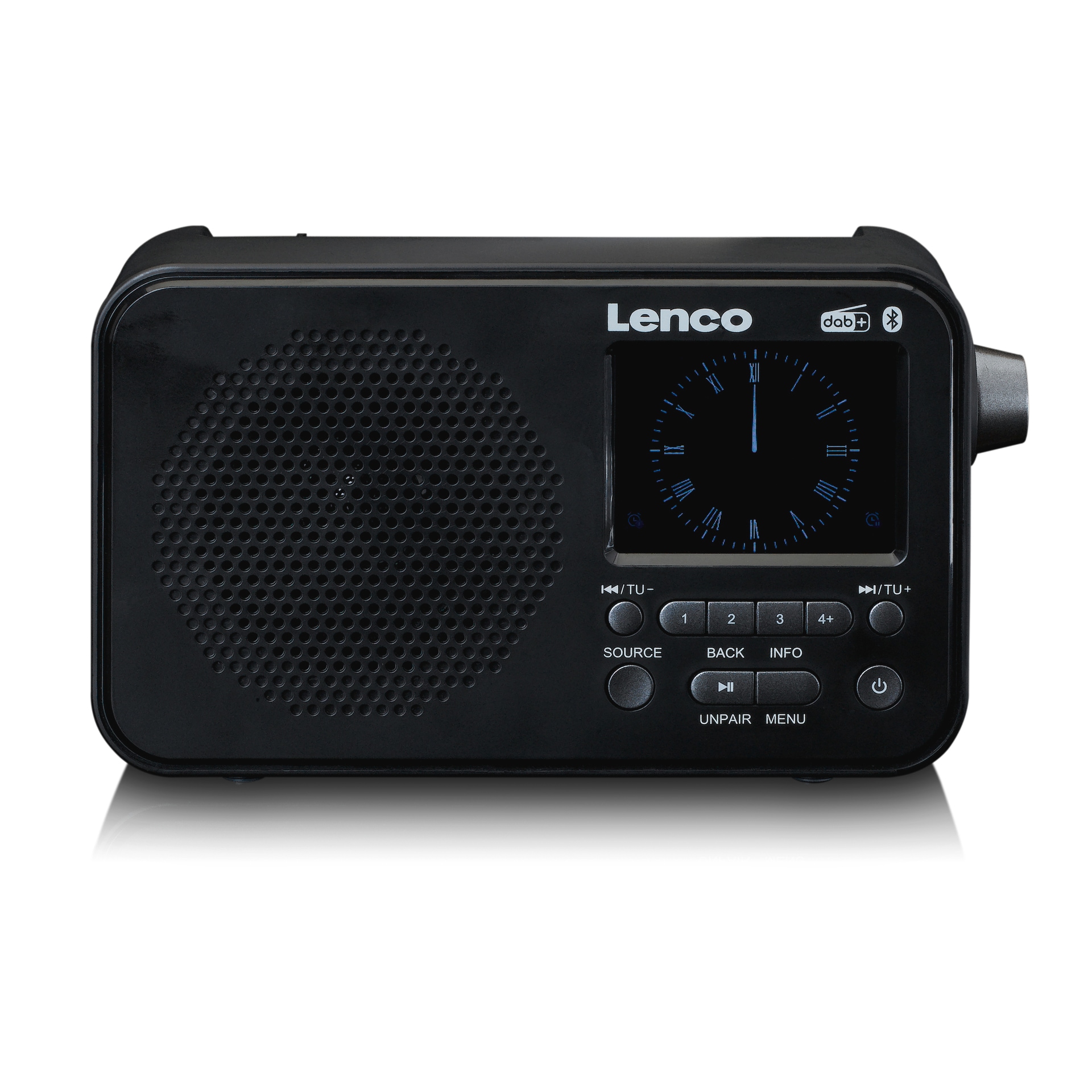 Lenco Digitalradio (DAB+) »PDR-036BK - DAB+/FM-Radio«, (Digitalradio (DAB+)