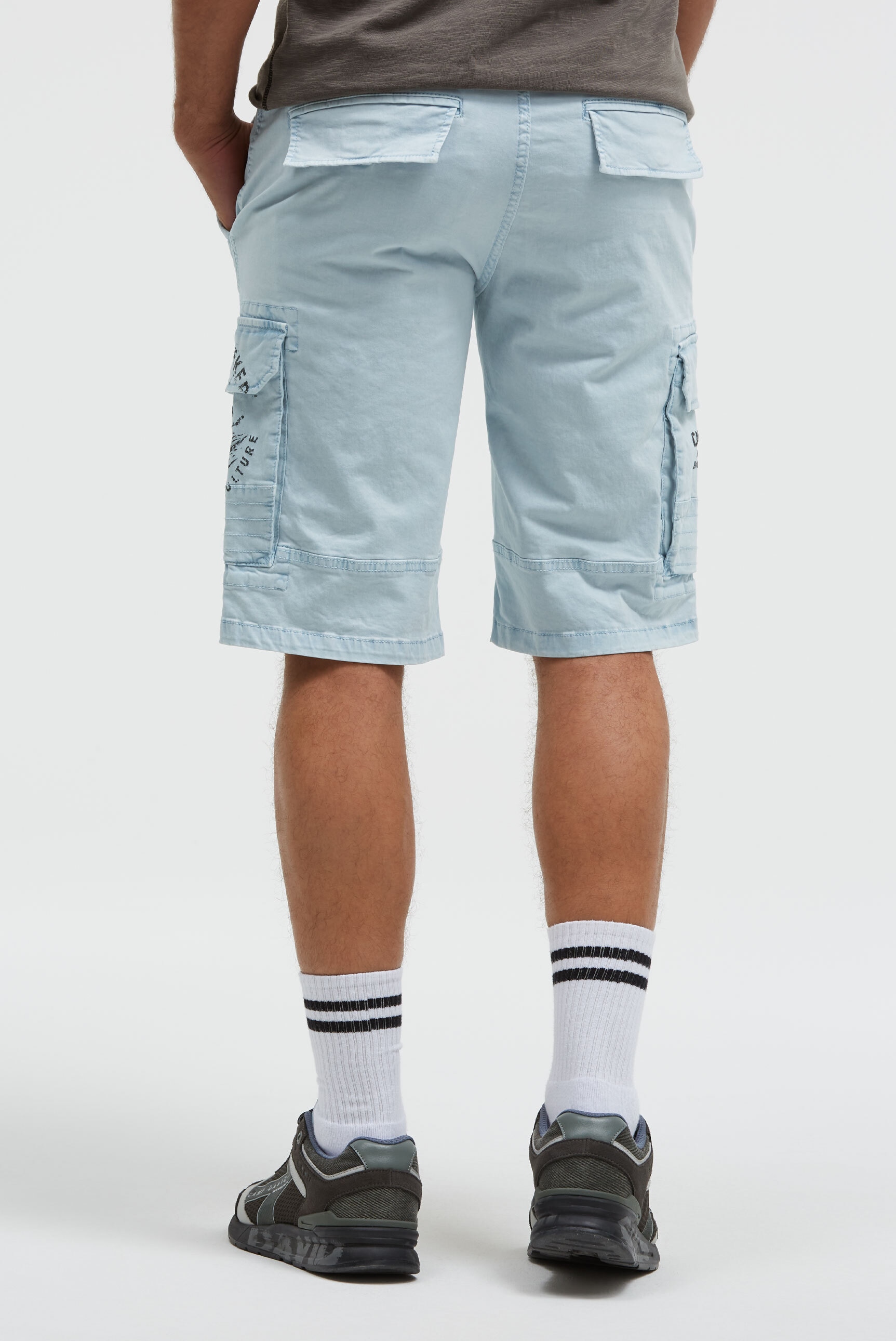 CAMP DAVID Shorts  mit Bindeband innen am Bund