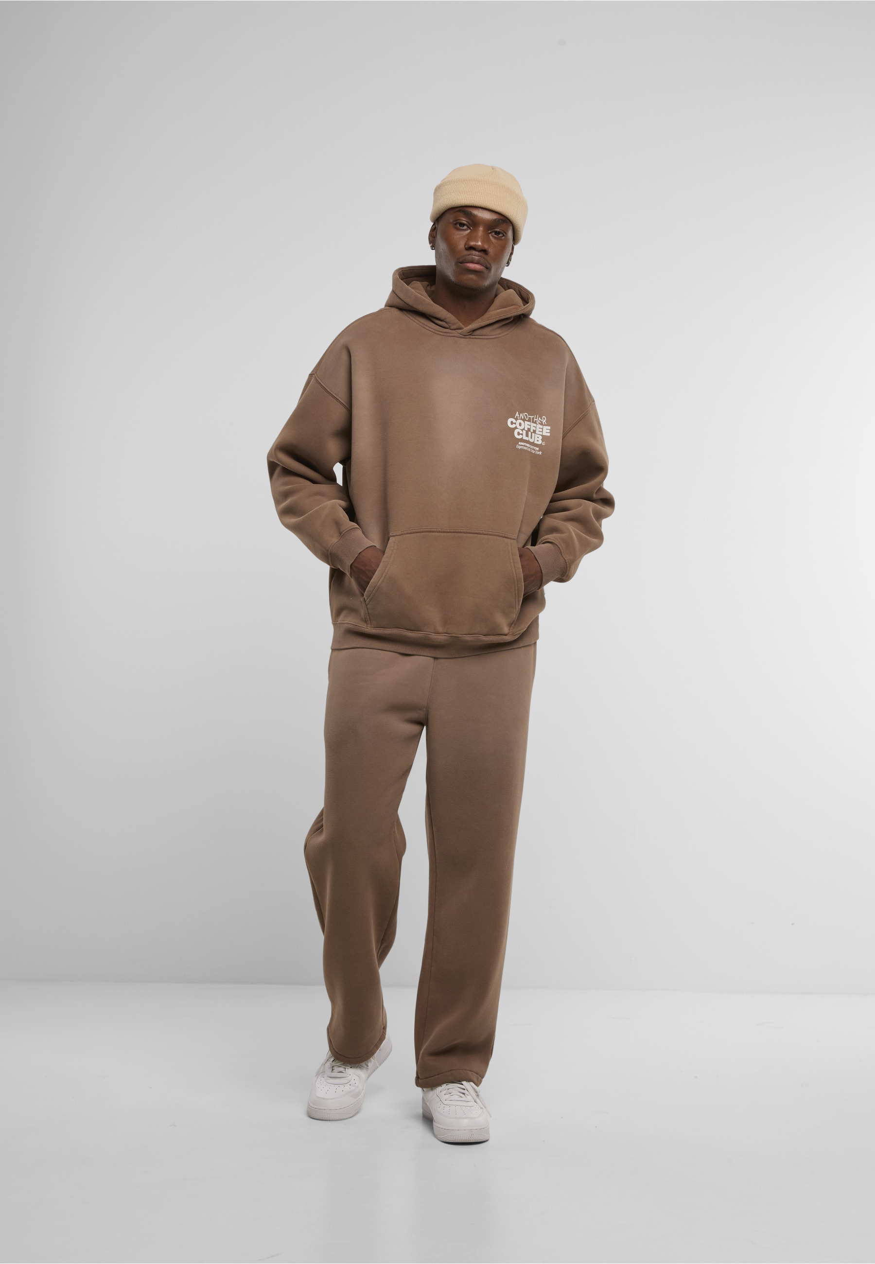 Another Cotton Lab Kapuzensweatshirt »Another Cotton Lab Coffee Club Washed Hoodie«, 1
