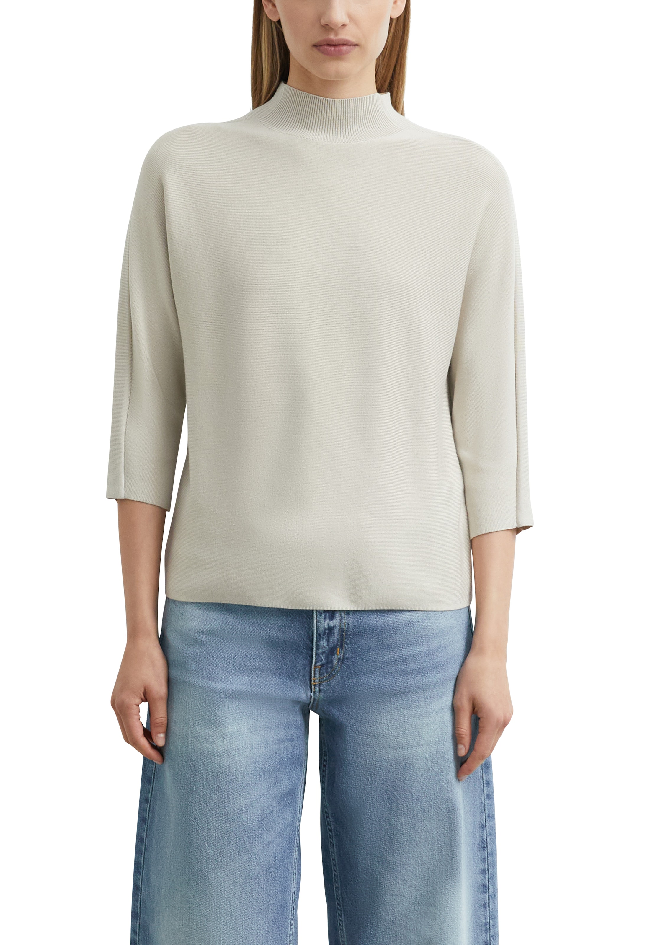 Comma Stehkragenpullover 3/4 Ärmel, Viskosemix