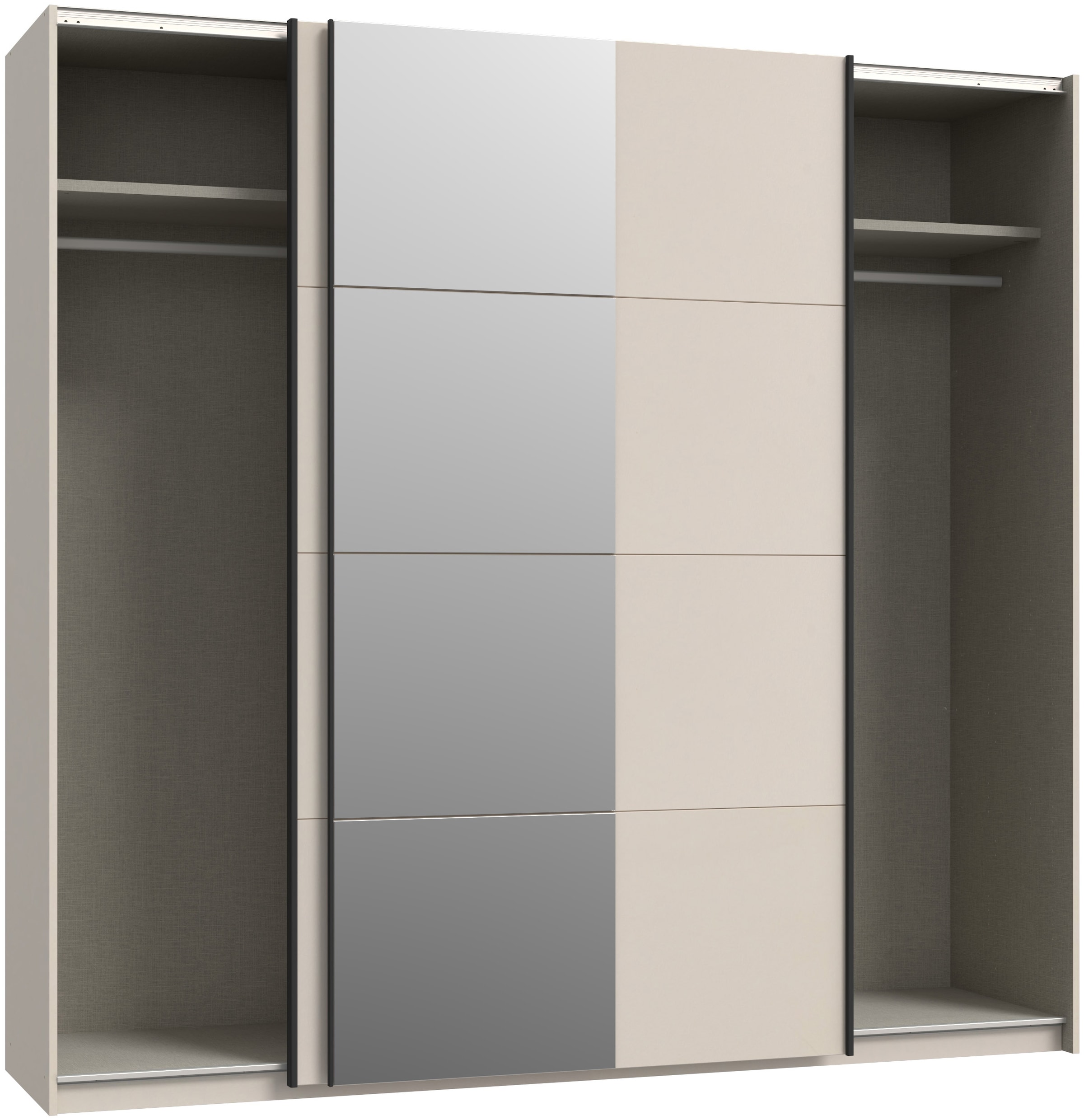 FORTE Schwebetürenschrank »Ingalil«, Höhe 2,10 mtr., stehende Montage