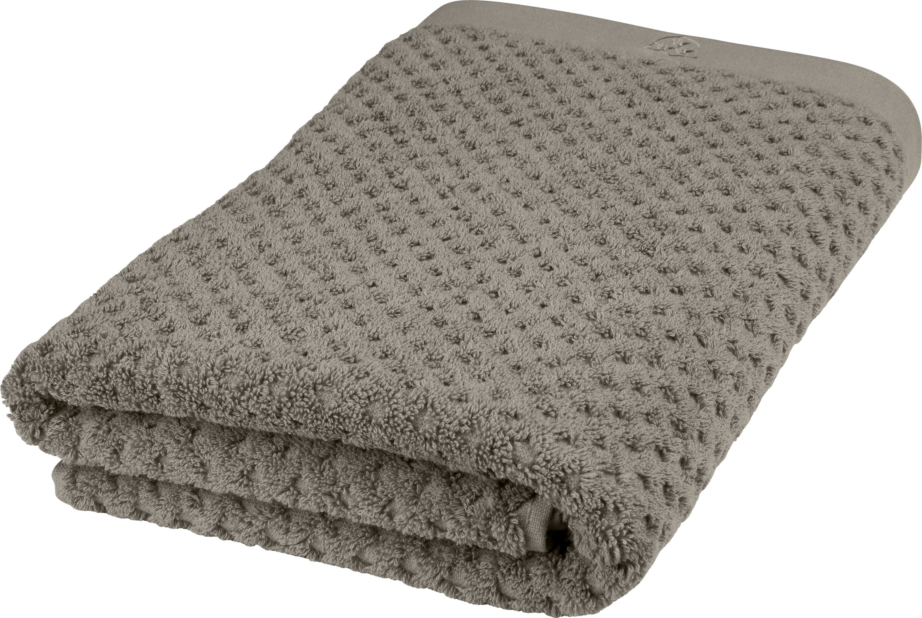 Duschtuch ROSS, B:70cm L:140cm, grau, Frottier, Baumwolle, Handtücher, "Harmony", 100 % Baumwolle, Hoch Tief Struktur, viele Farben