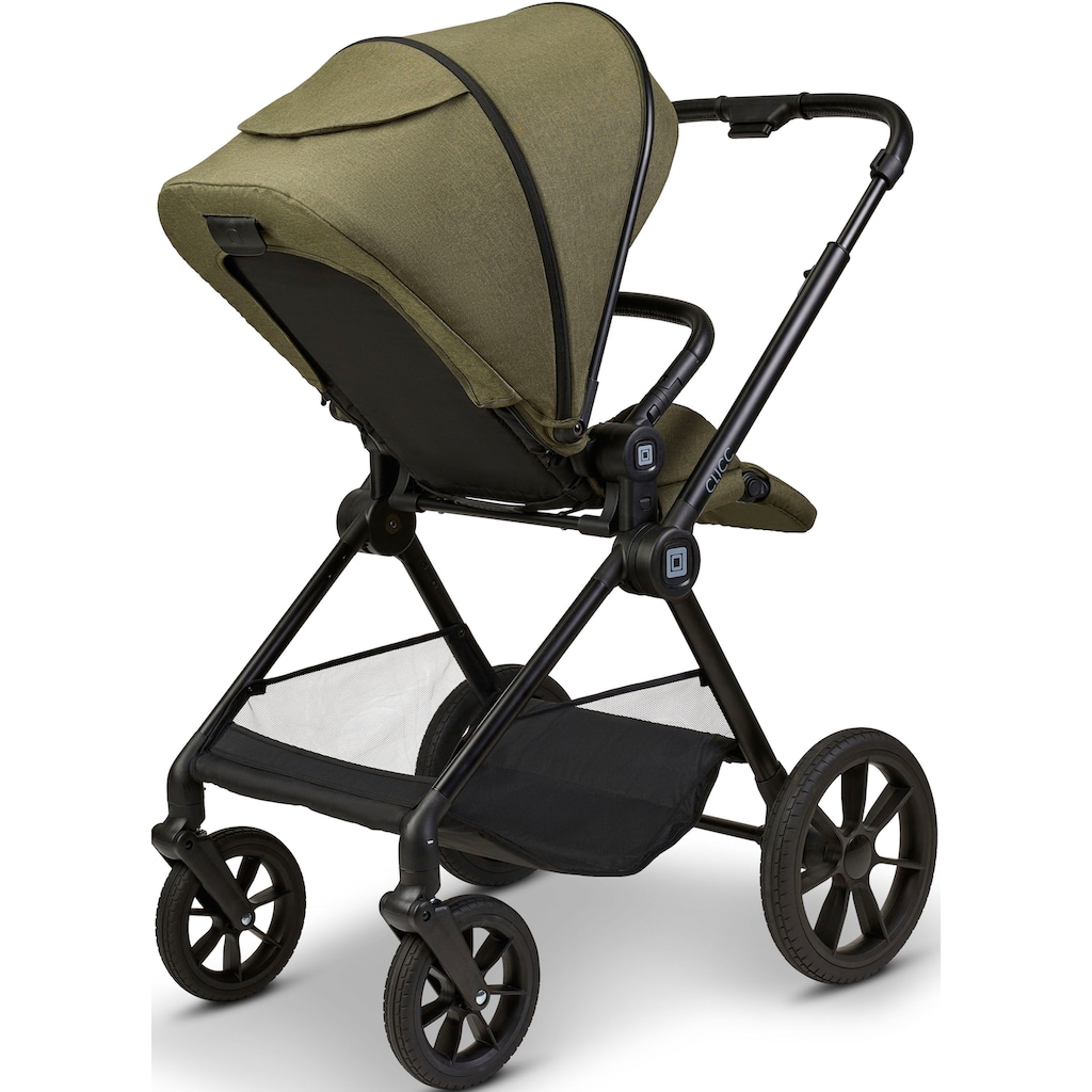 Moon Kombi-Kinderwagen »Clicc, moss green/melange«