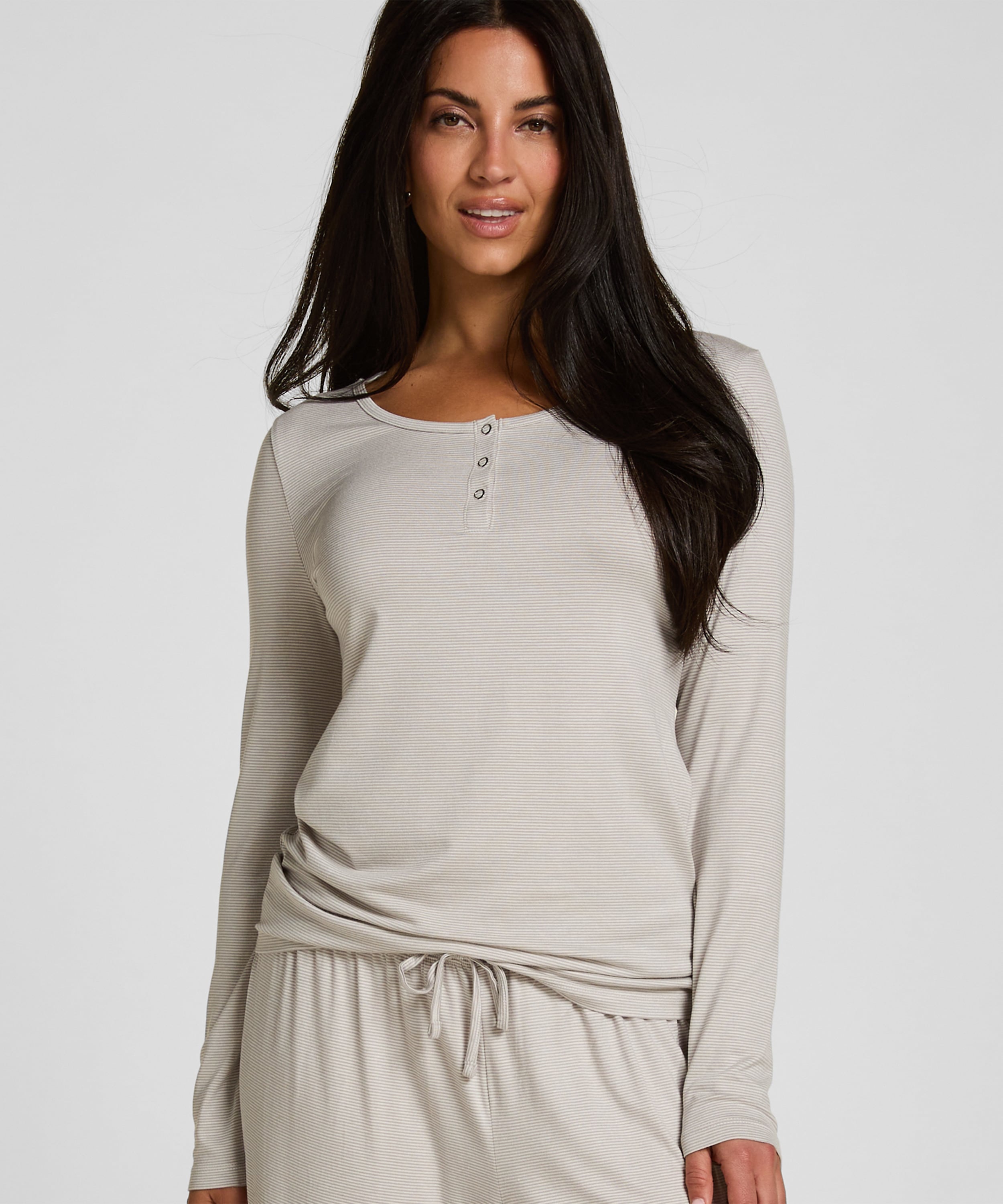 Hunkemöller "Pyjama Top Thin Stripe"