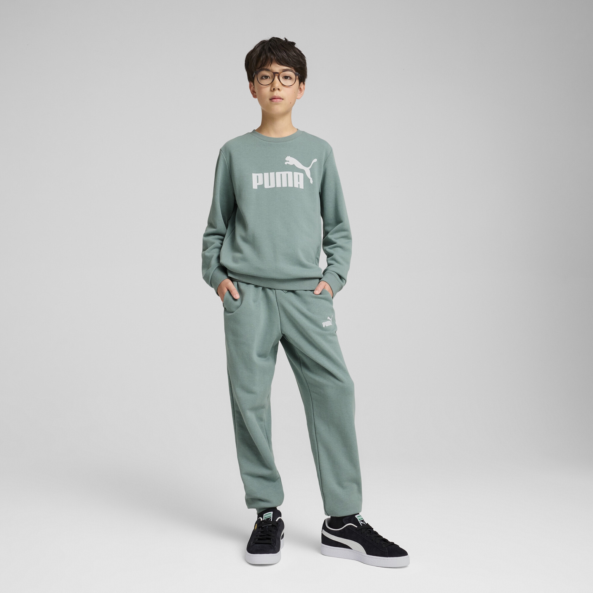 PUMA Jogginganzug »Essentials No. 1 Logo Crew Trainingsanzug Jungen«