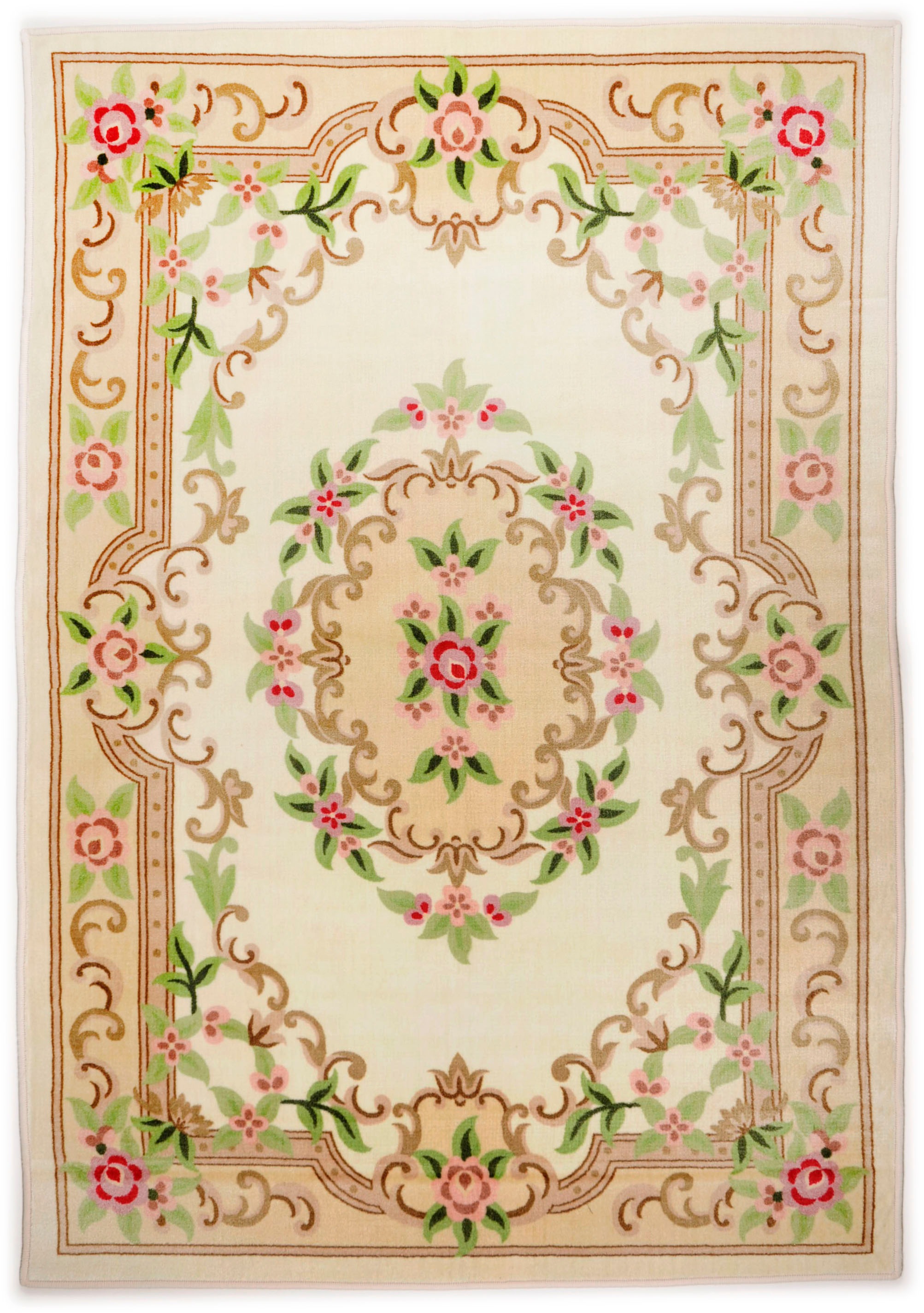 THEKO Teppich »Sydney 1000«, rechteckig, 10 mm Höhe, Kurzflor, florales Design, Orient-Optik, Wohnzimmer