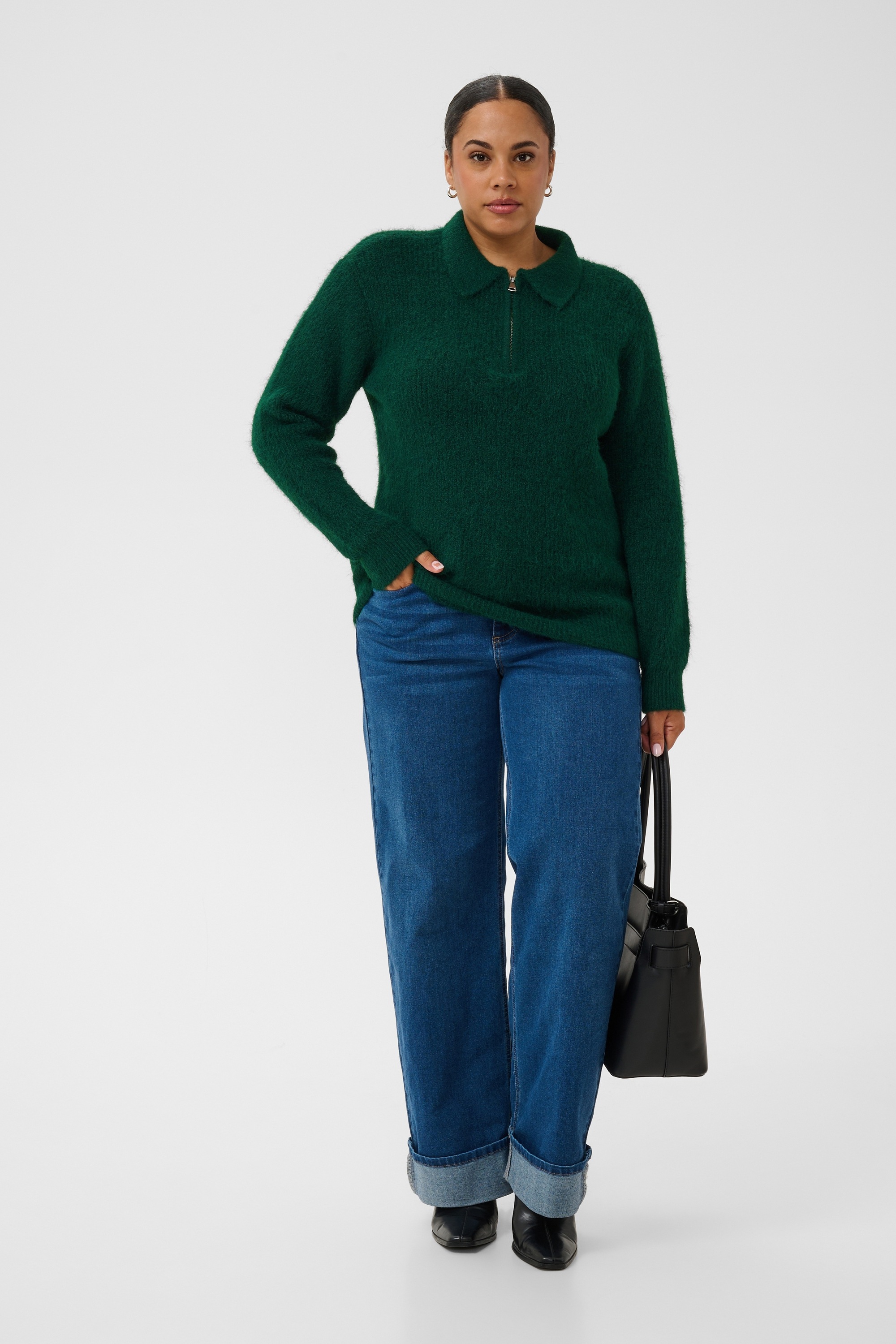 KAFFE Curve Strickpullover »KAFFE Curve Strickpullover KCselma«