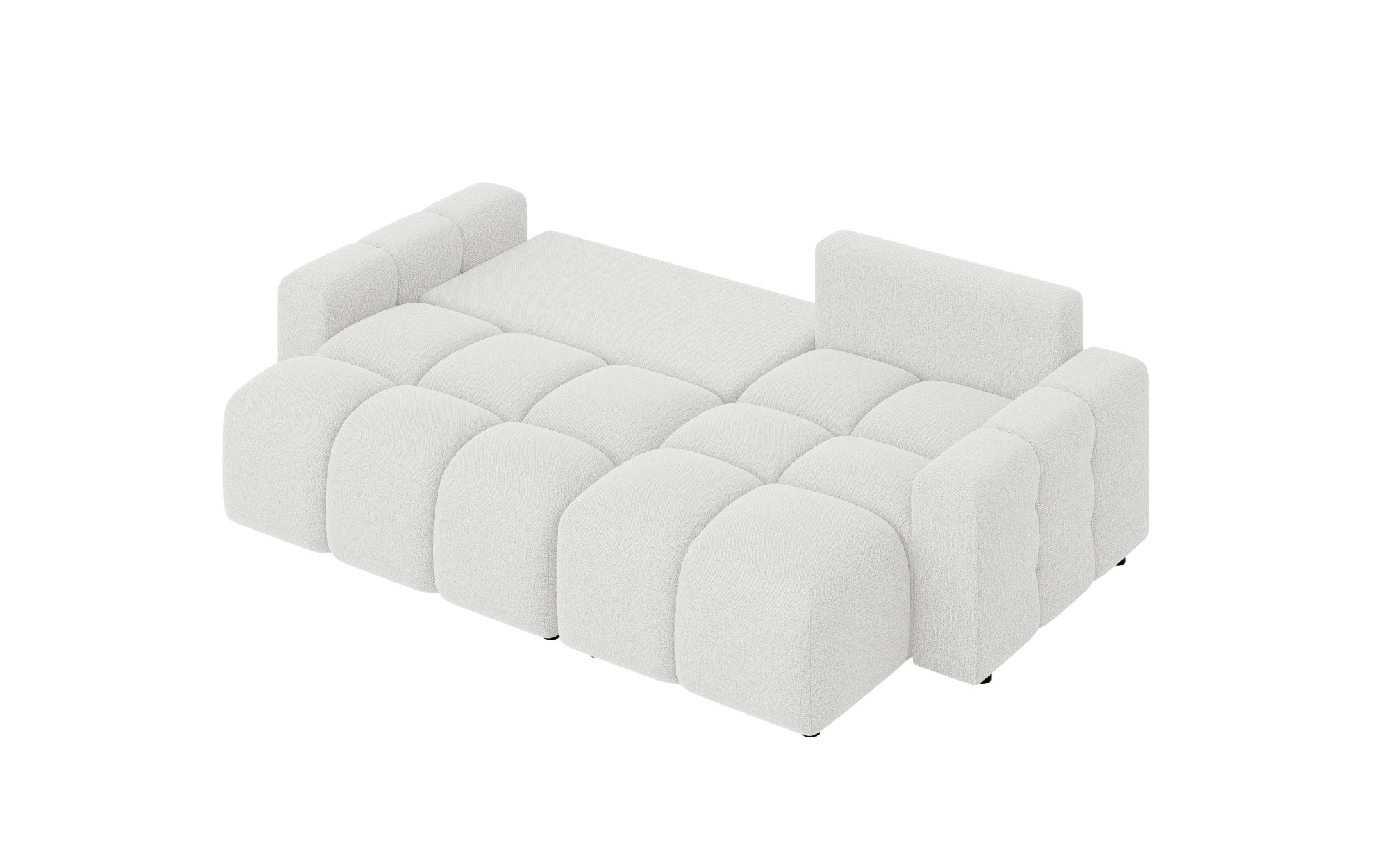 INOSIGN Ecksofa »FELICI, Schlafsofa 233cm, L-Form mit Recamiere beidseitig montierbar«, Designsofa mit Bettfunktion und Bettkasten, Maße B/T/H: 233/142/88 cm