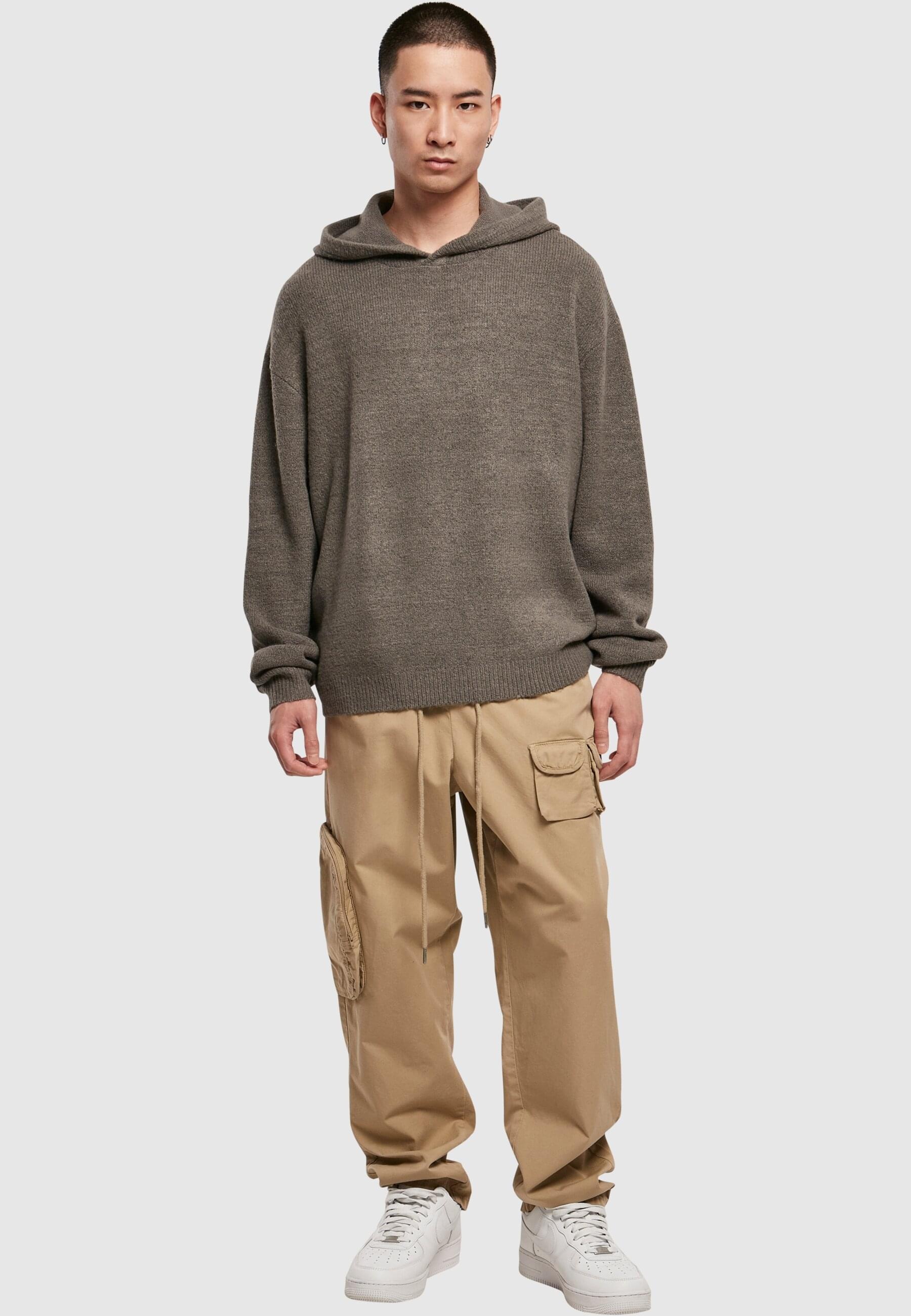 URBAN CLASSICS Strickpullover »Herren Oversized Chunky Hoody Sweater«, (1  tlg.) | BAUR