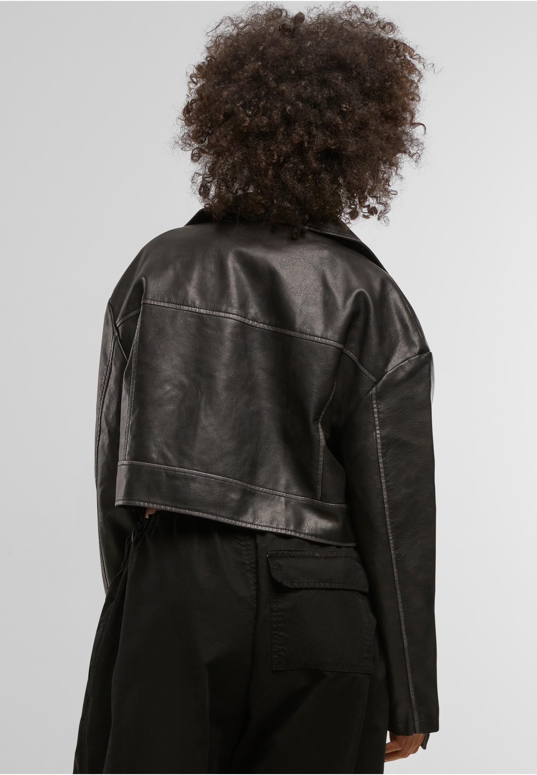 URBAN CLASSICS Allwetterjacke »Urban Classics Ladies Vintage Jacket«, (1 St.), ohne Kapuze