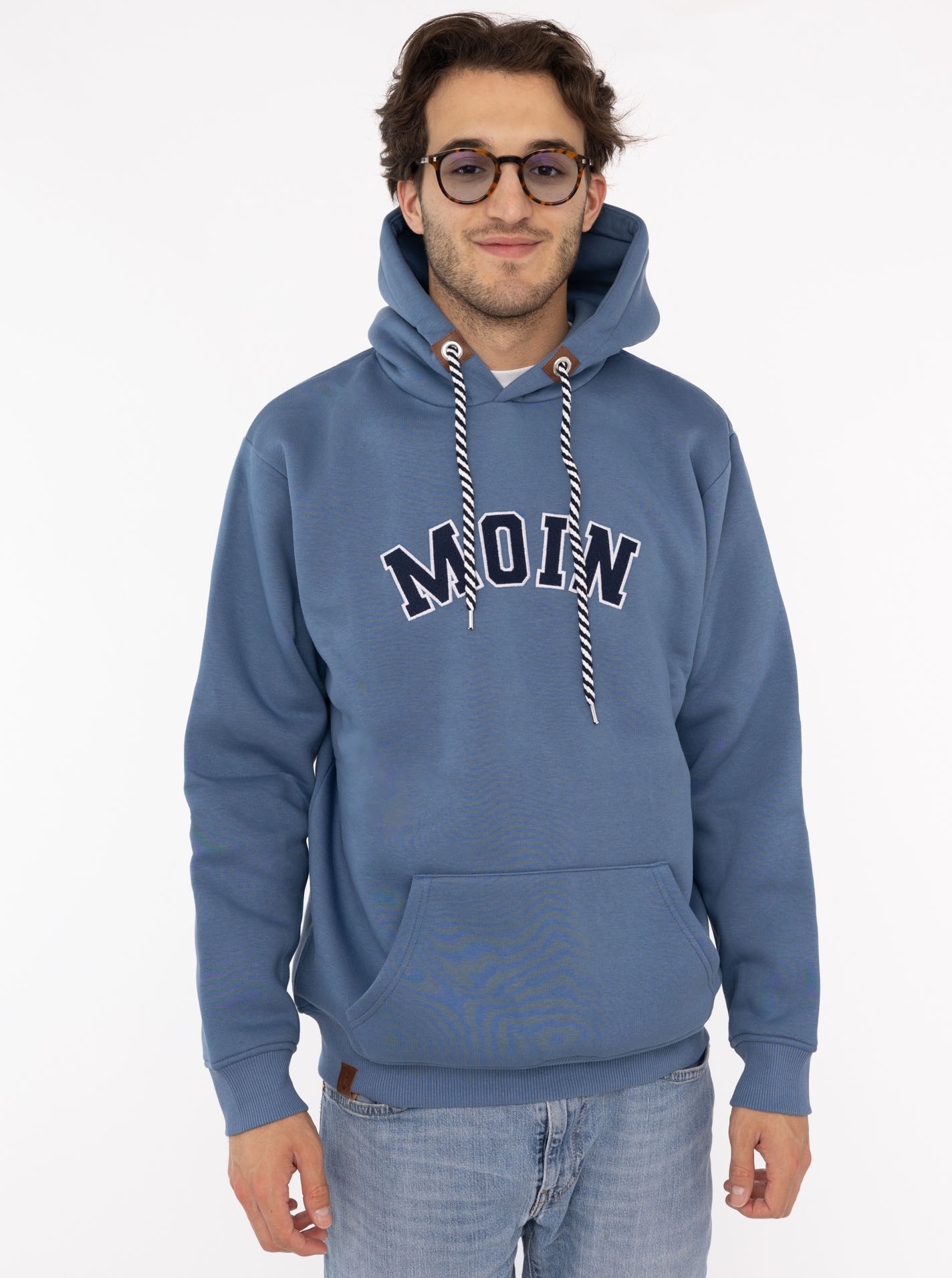 Zwillingsherz Hoodie ""MOIN Classic"", Kapuze mit Kordelzug, Tasche vorn, S günstig online kaufen